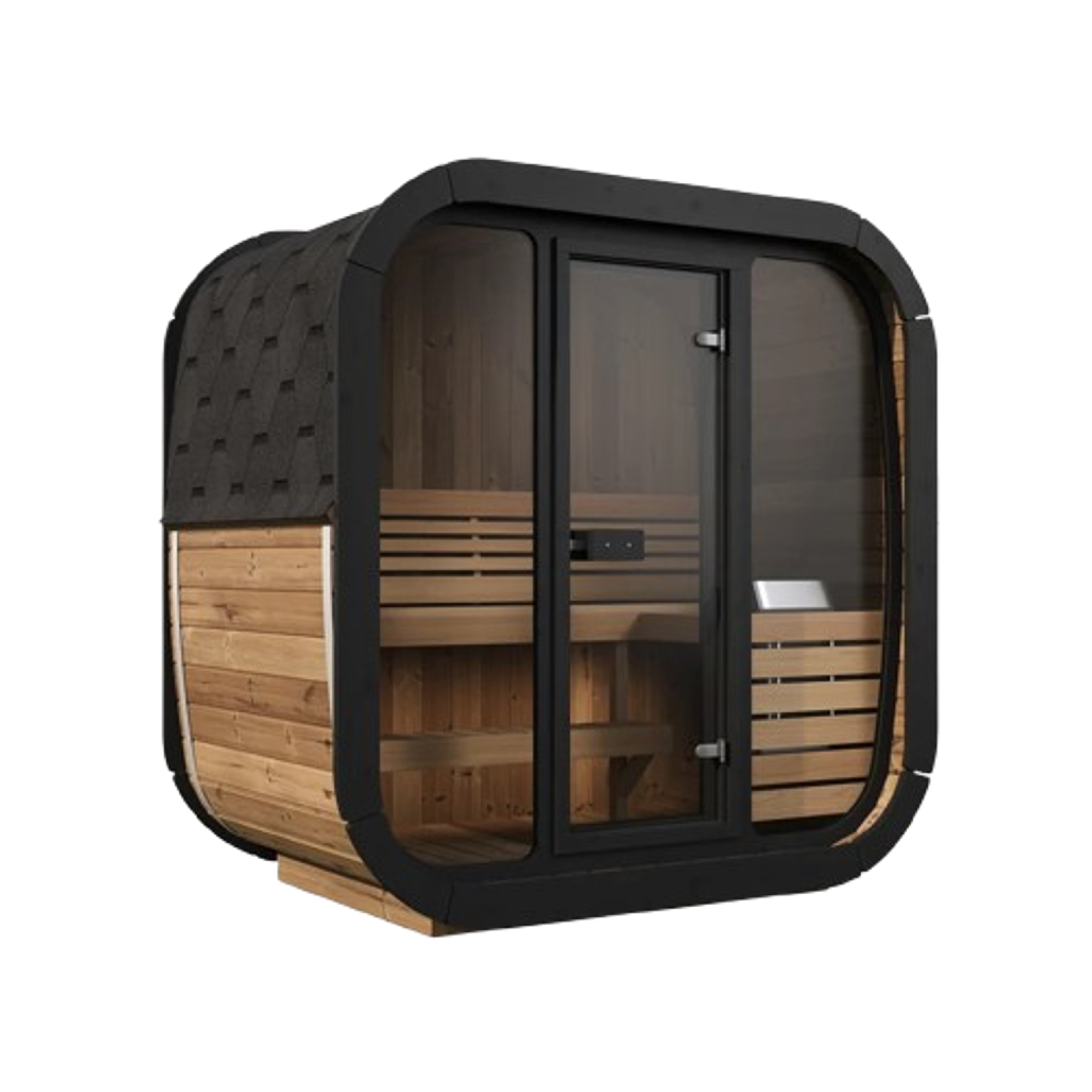 SaunaLife CL4G Cube Series 3-person Outdoor Sauna