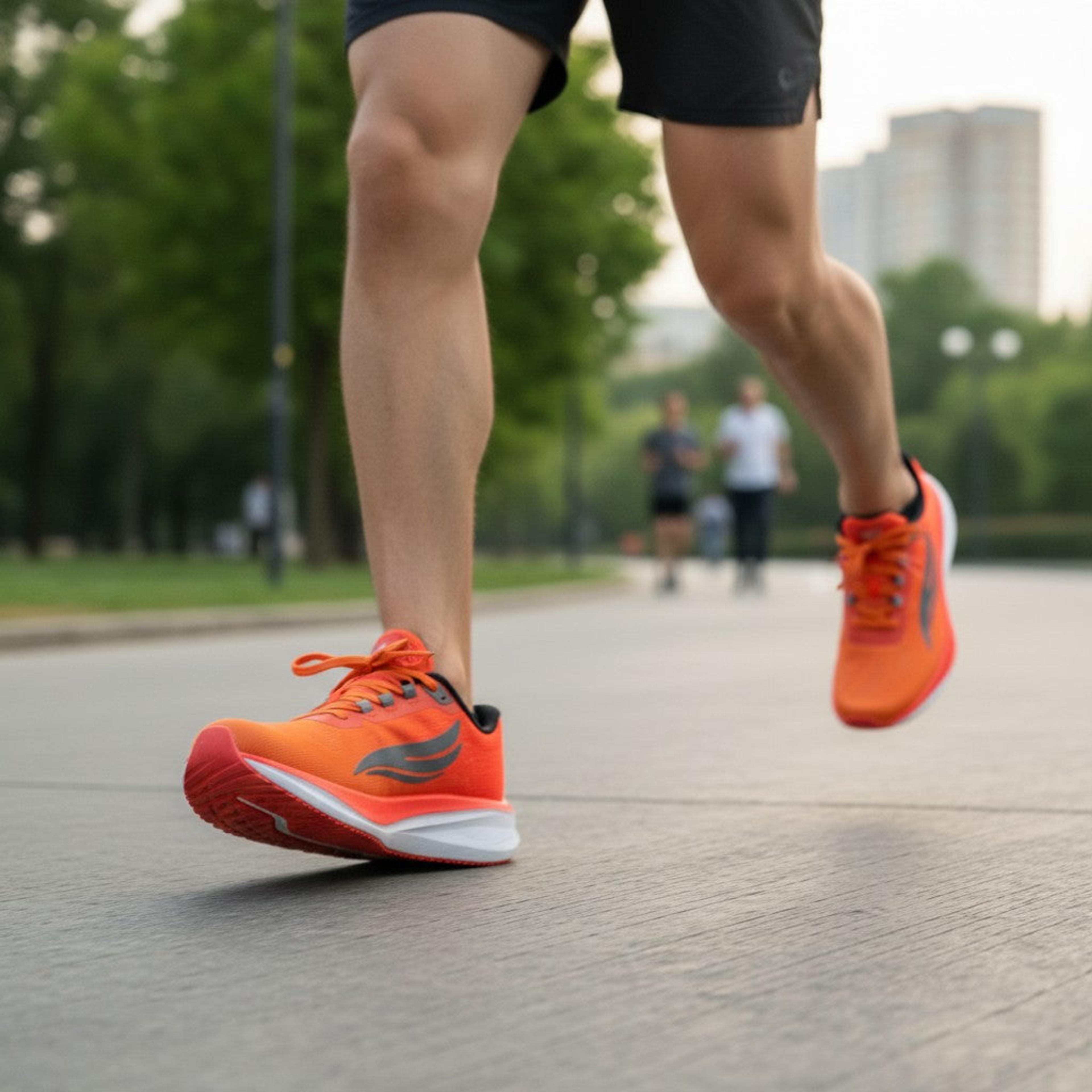HORUS Men Running Shoe - Orange in Orange