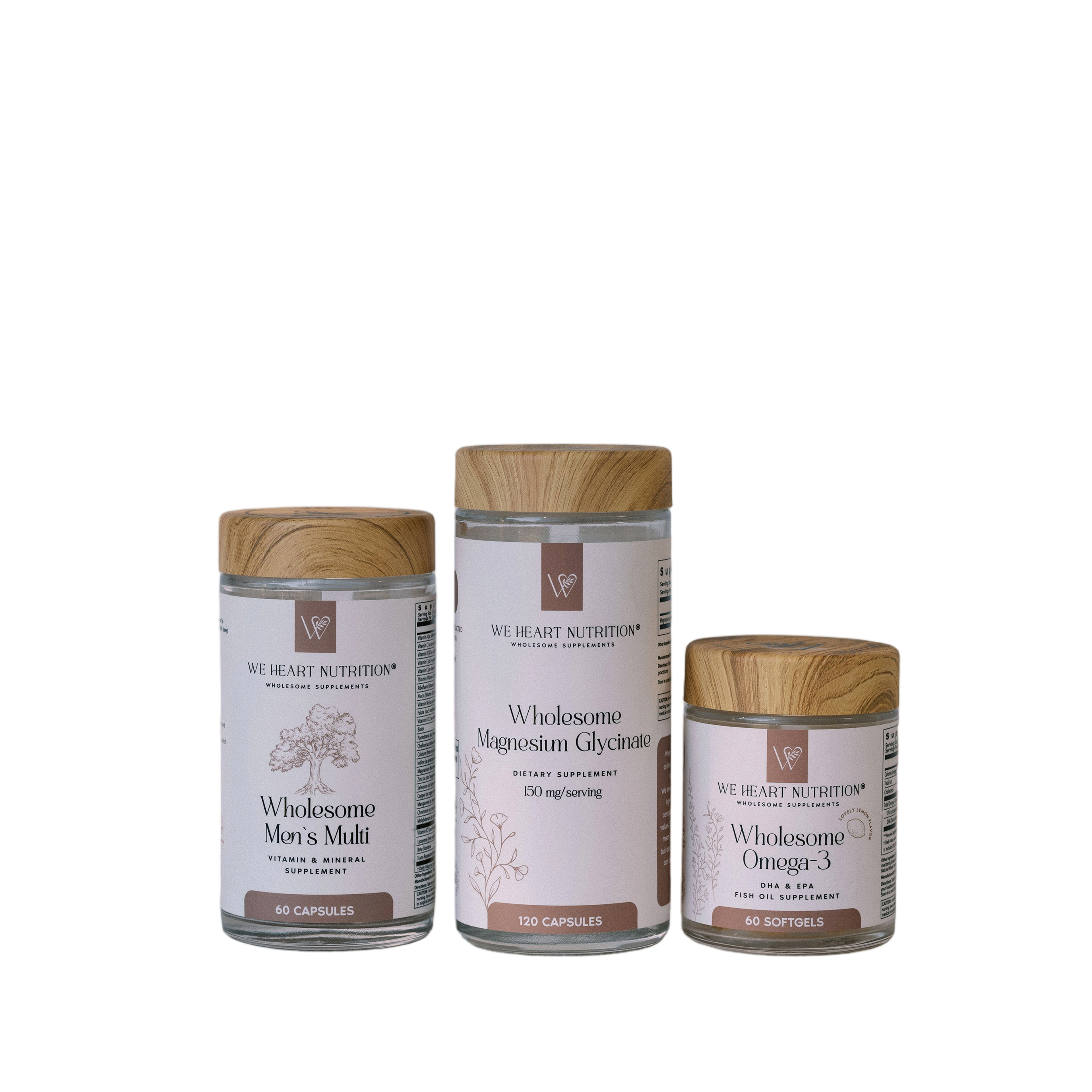 Men's Complete Bundle product packaging with supplement bottles