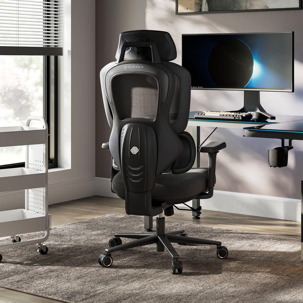Product image for Typhon II Hybrid Ergonomic Gaming Chair in Black
