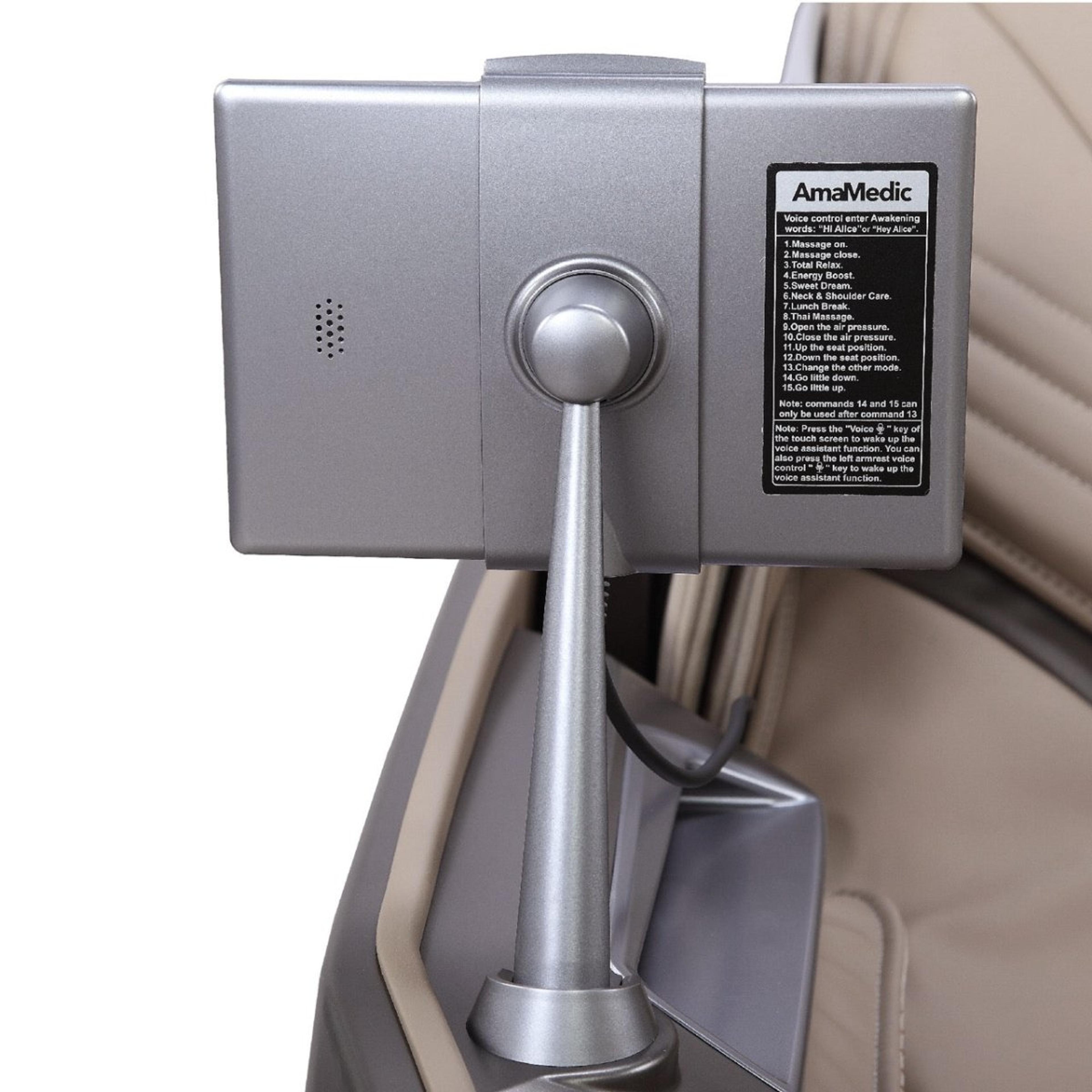 AmaMedic Ai Revive 4D Massage Chair in Brown