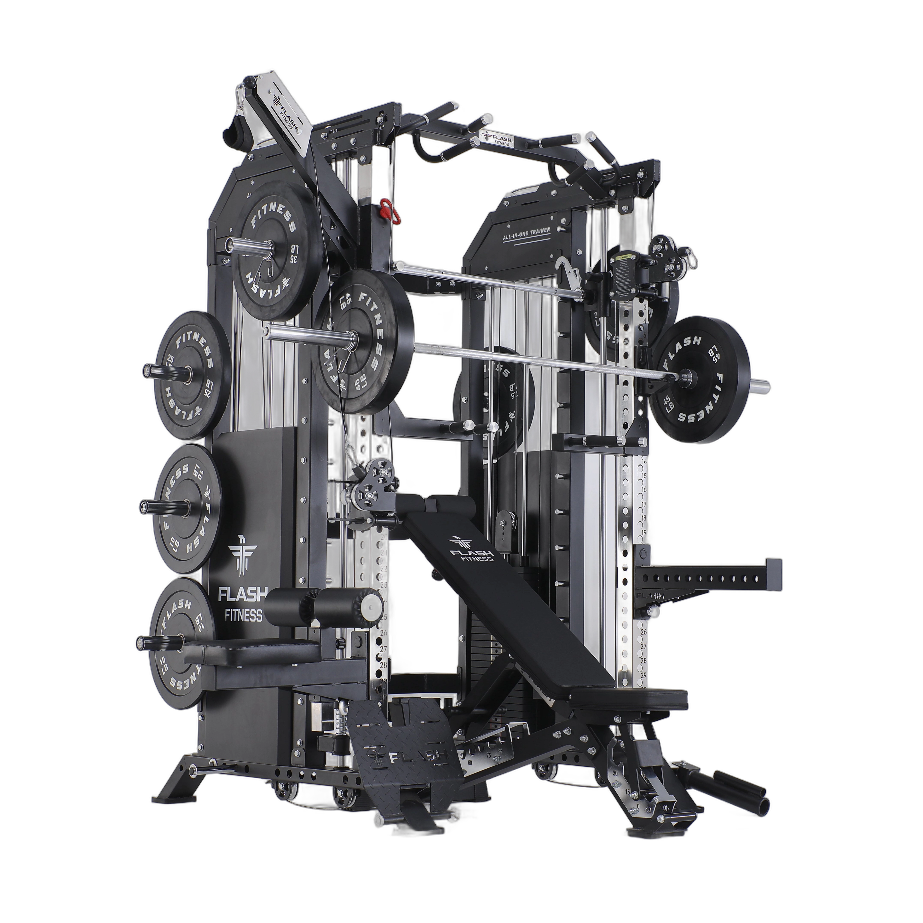 Flash F50 All-In-One Trainer Smith Machine Combo Package