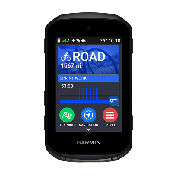 Garmin Edge 850 GPS cycling computer front view