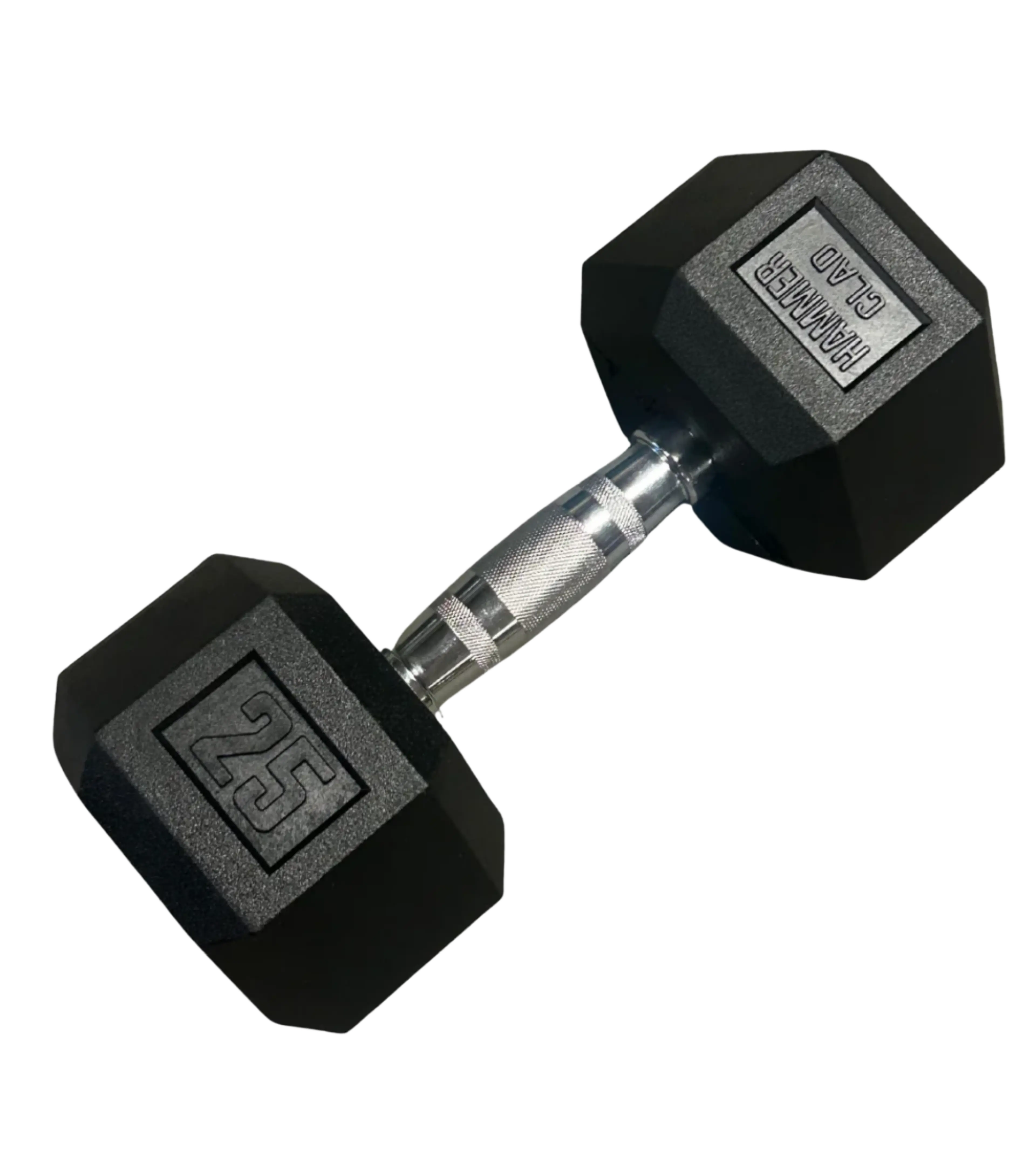 Hammer Clad Premium Rubber Hex Dumbbell