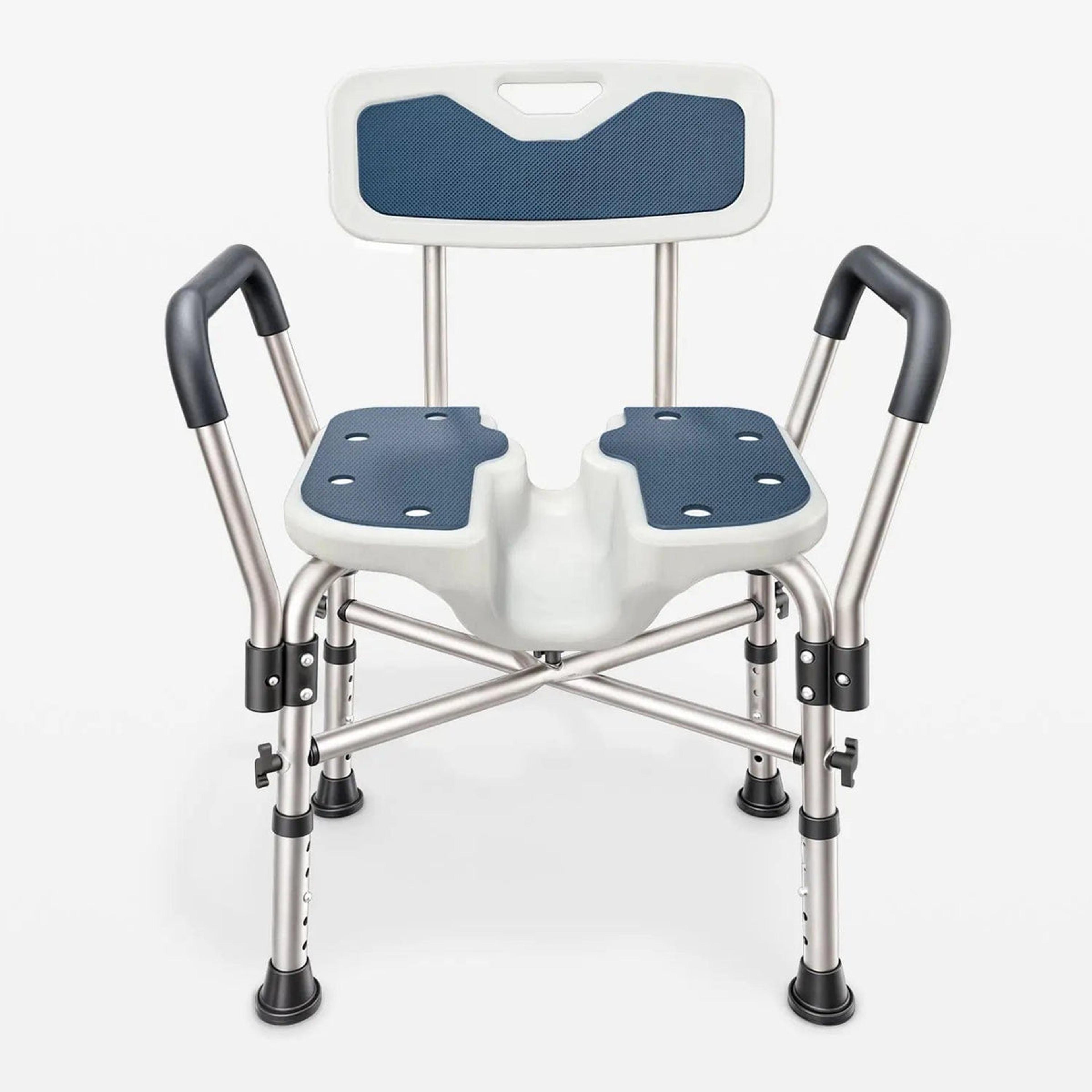 Product image for U-Shape Shower Chair (450lb) - Dark Blue in Dark Blue