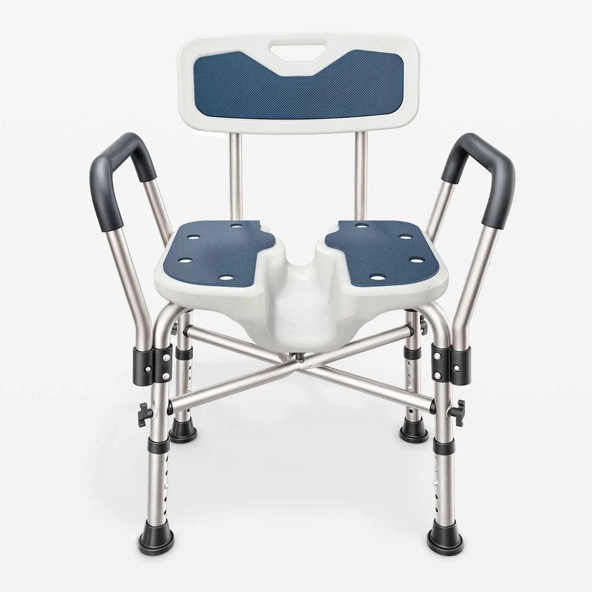 Product image for U-Shape Shower Chair (450lb) - Dark Blue in Dark Blue