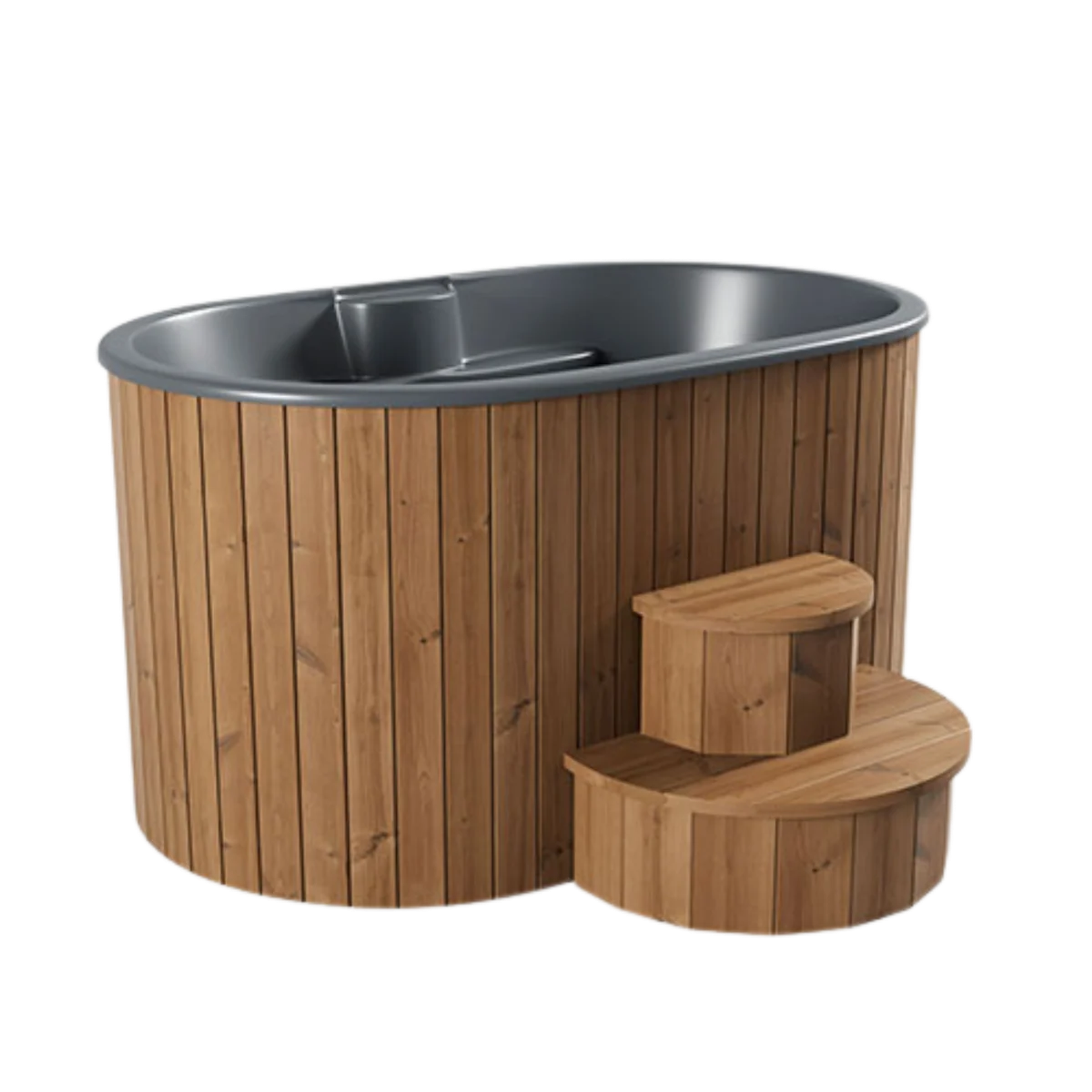 Product image for SaunaLife S2B Cold/Hot Immersion Tub in Natural Thermo Pine