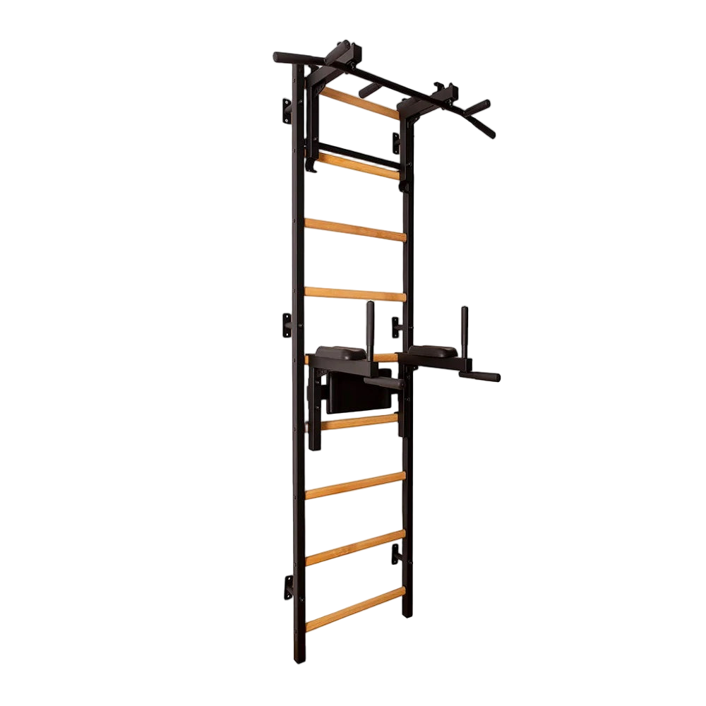 Black BenchK 732B wall bar with pull-up and dip attachments