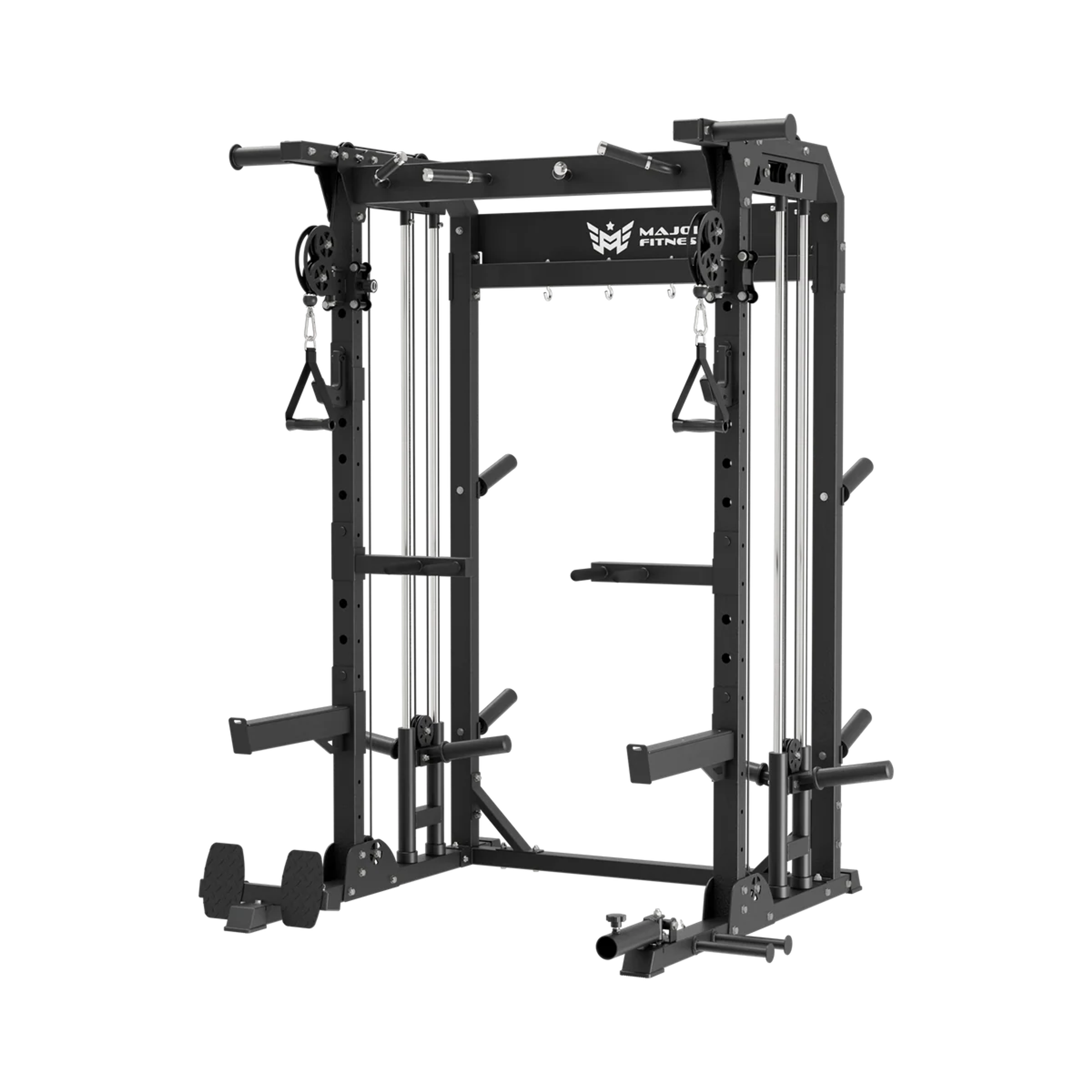 Product image for Major Fitness F22 All-In-One Home Gym Power Rack in Standard / Tactical Black