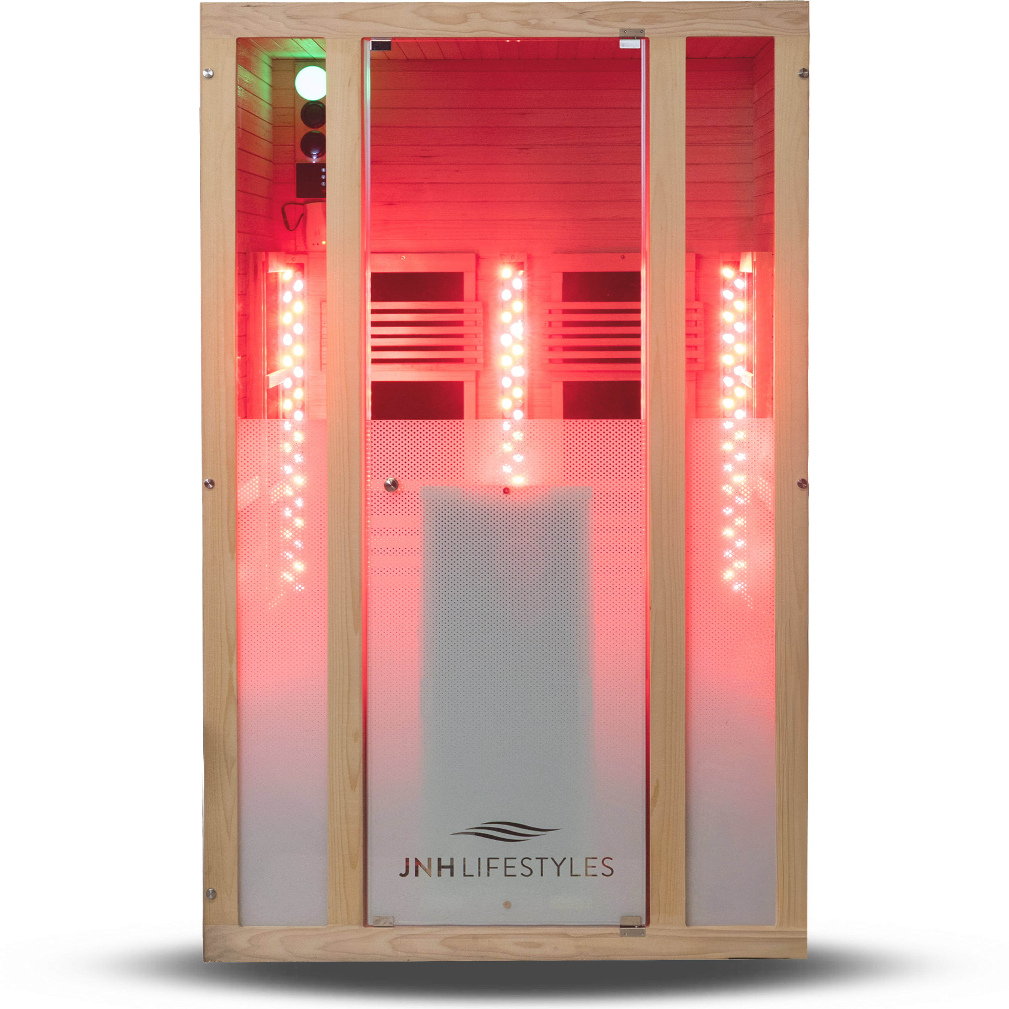Arki™ Duo High-Heat 170°F 2-Person Full-Body 360° Medical-Grade Red Light Therapy + Full Spectrum Infrared Sauna