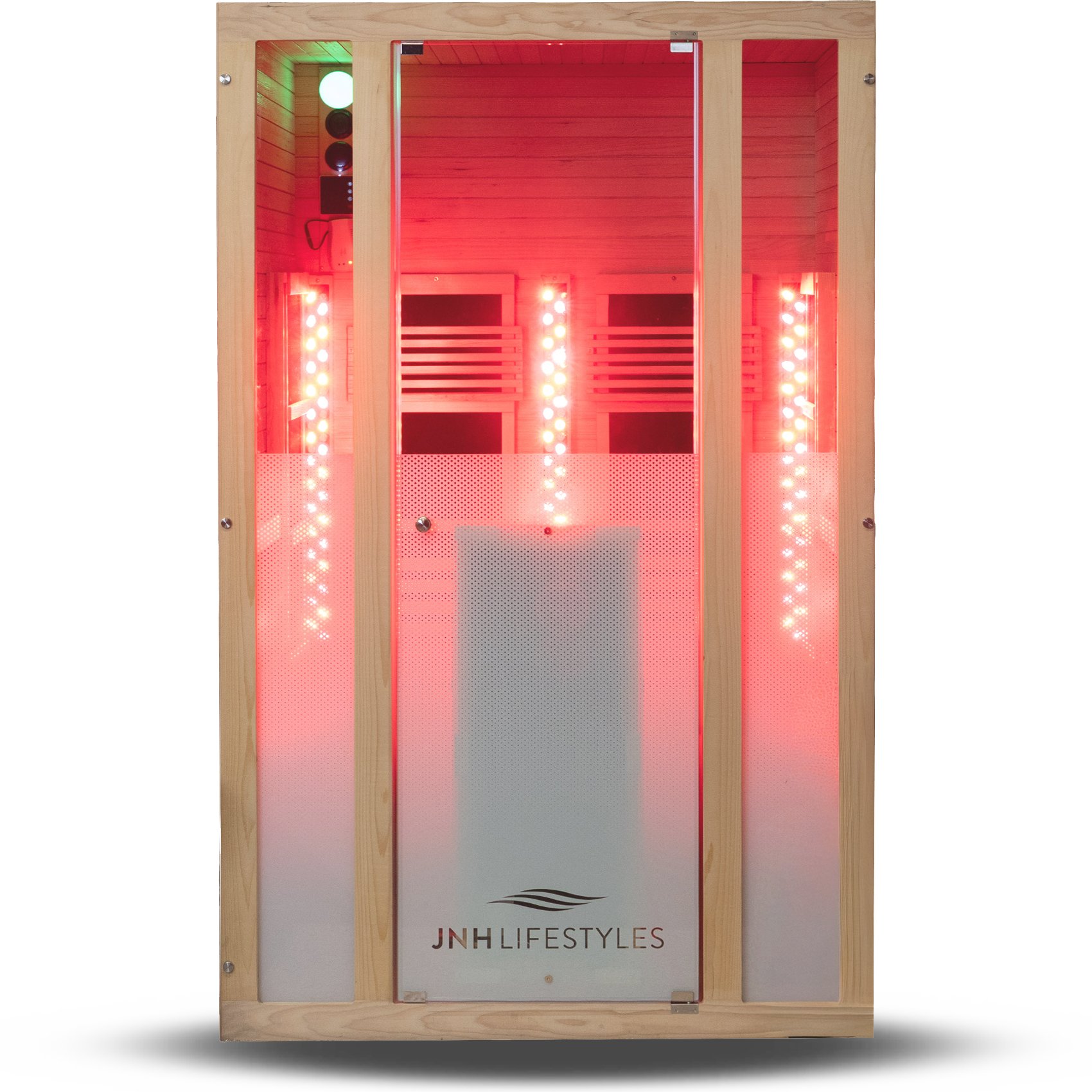 Arki™ Duo High-Heat 170°F 2-Person Full-Body 360° Medical-Grade Red Light Therapy + Full Spectrum Infrared Sauna