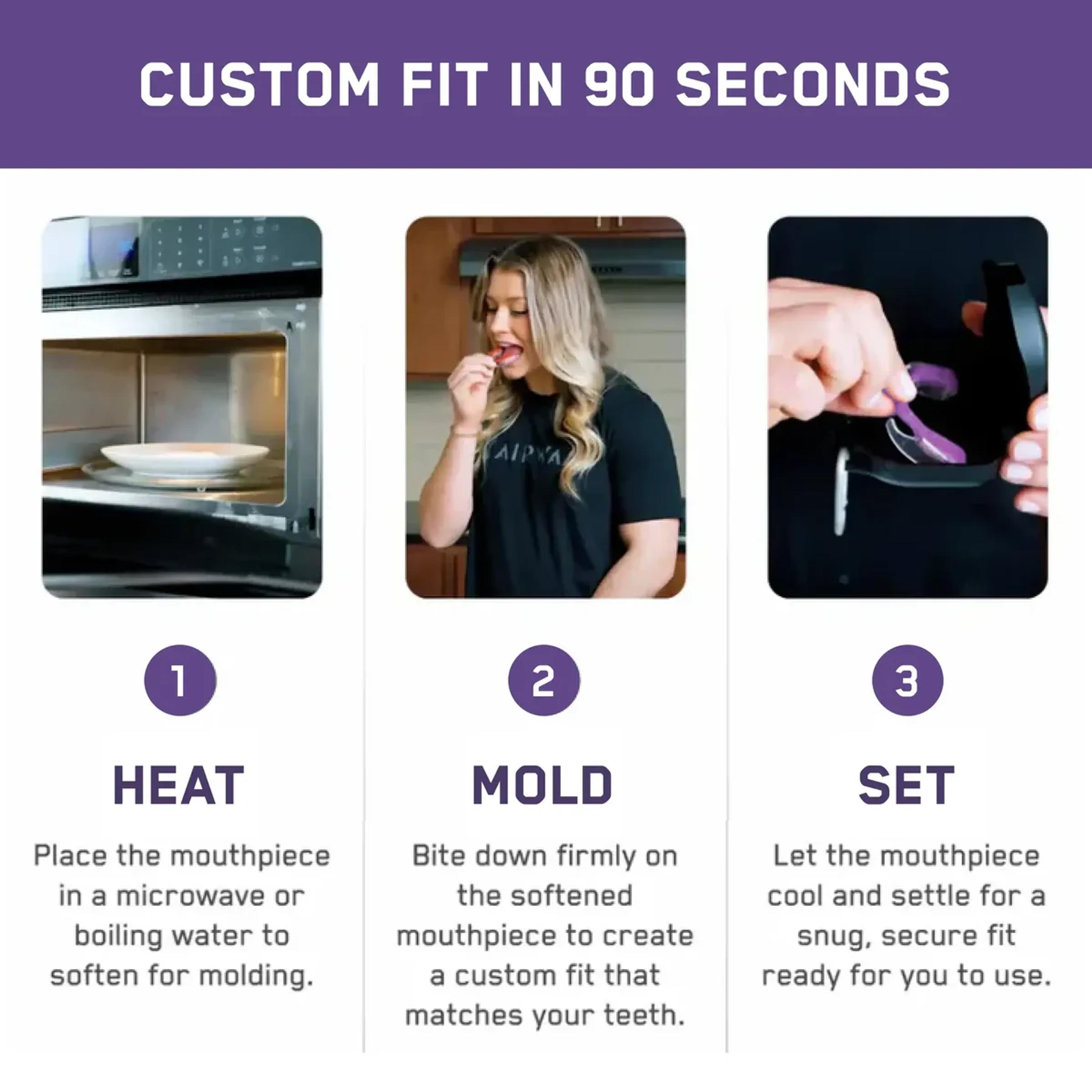 AIRWAAV RX1 Recovery Mouthpiece for Sleep in Purple