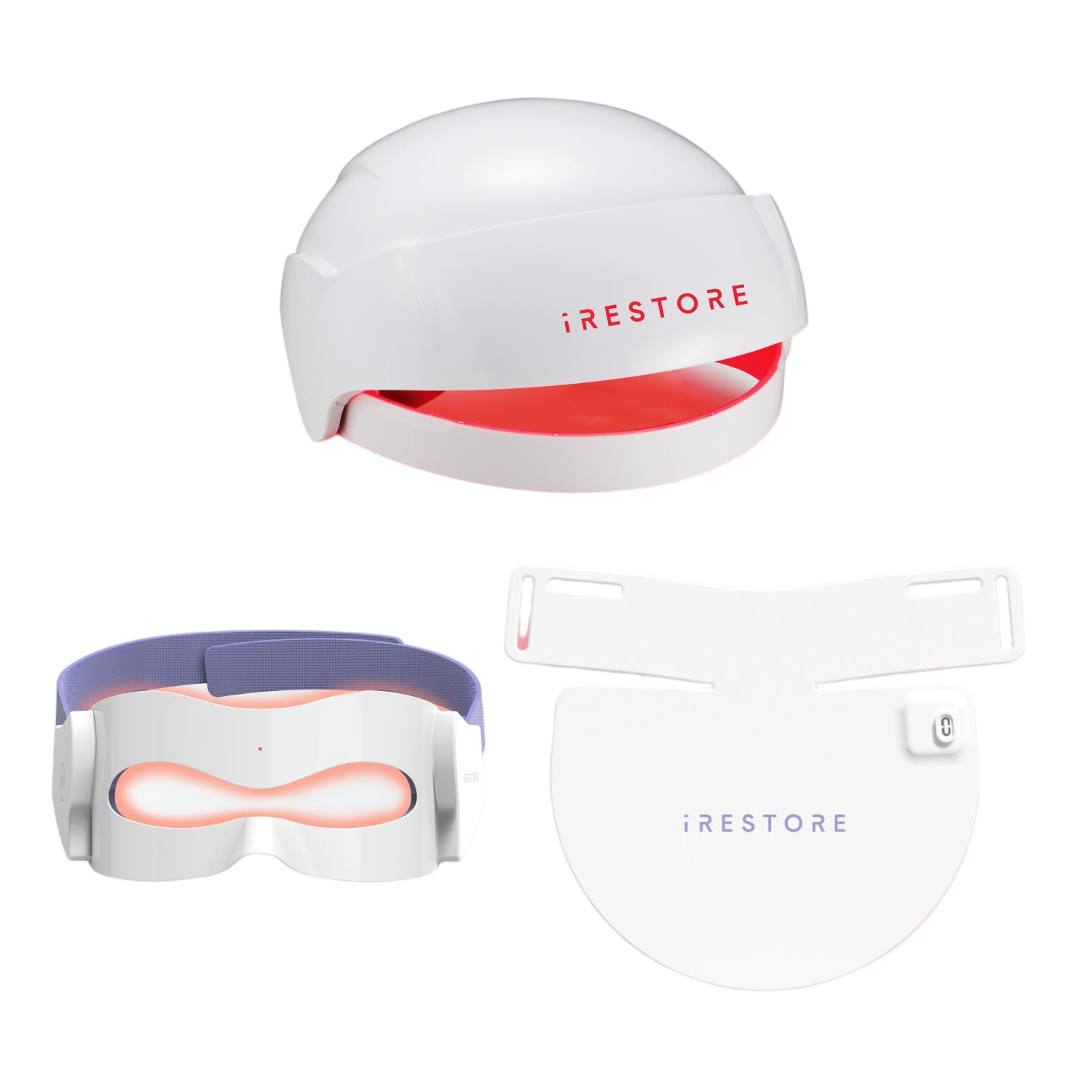 iRESTORE Essential Bundle with laser cap and LED masks