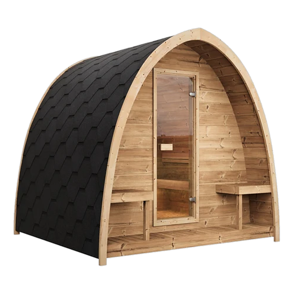 SaunaLife Garden G3 Outdoor Home Sauna Kit | 6 Person Sauna
