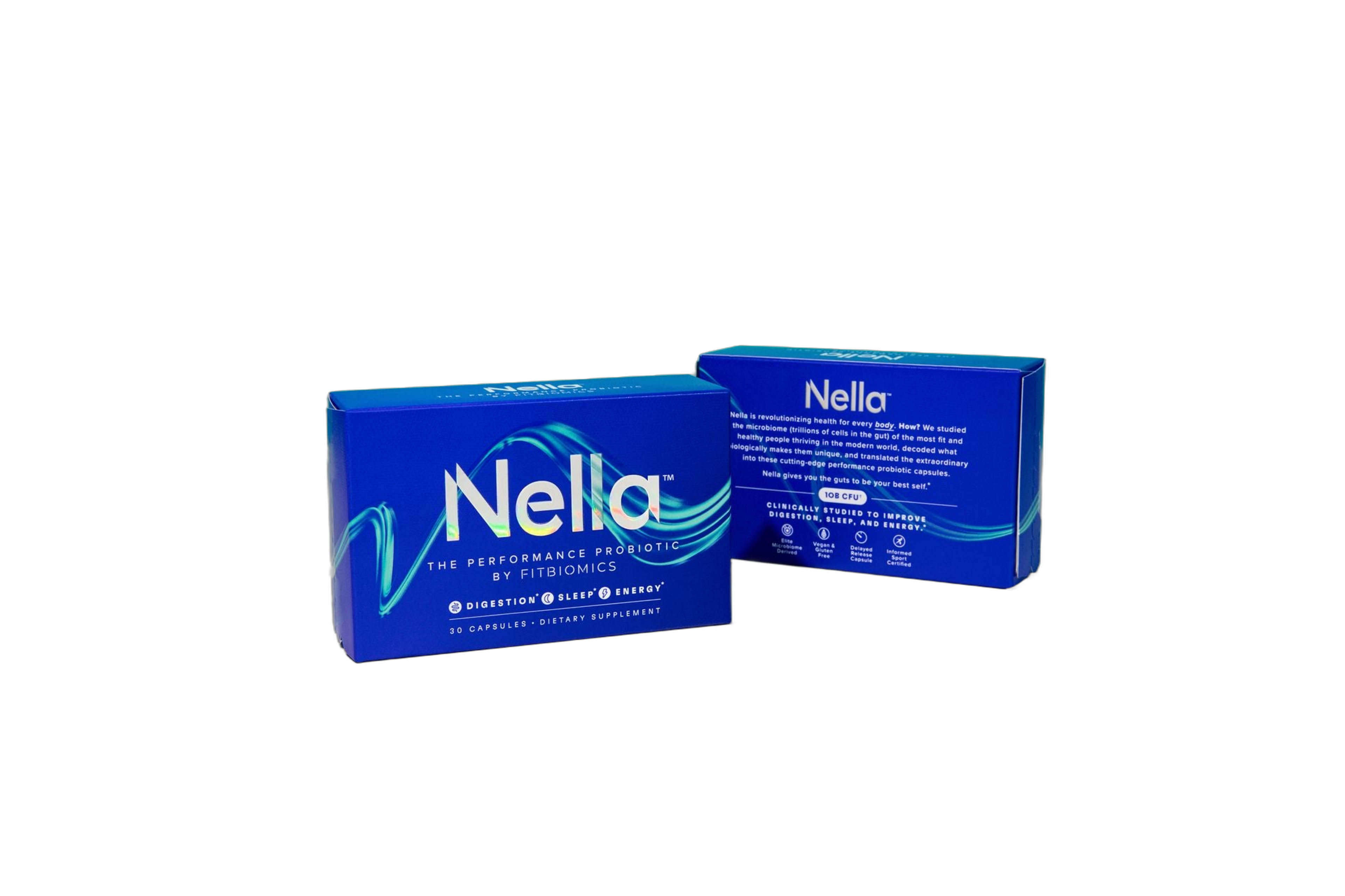 Nella Gut Health Probiotic for Digestion, Sleep, and Energy - 90 Day Supply