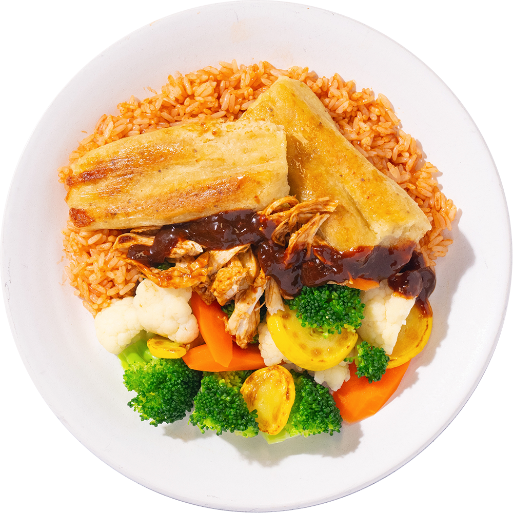 Red Enchilada Chicken Tamale