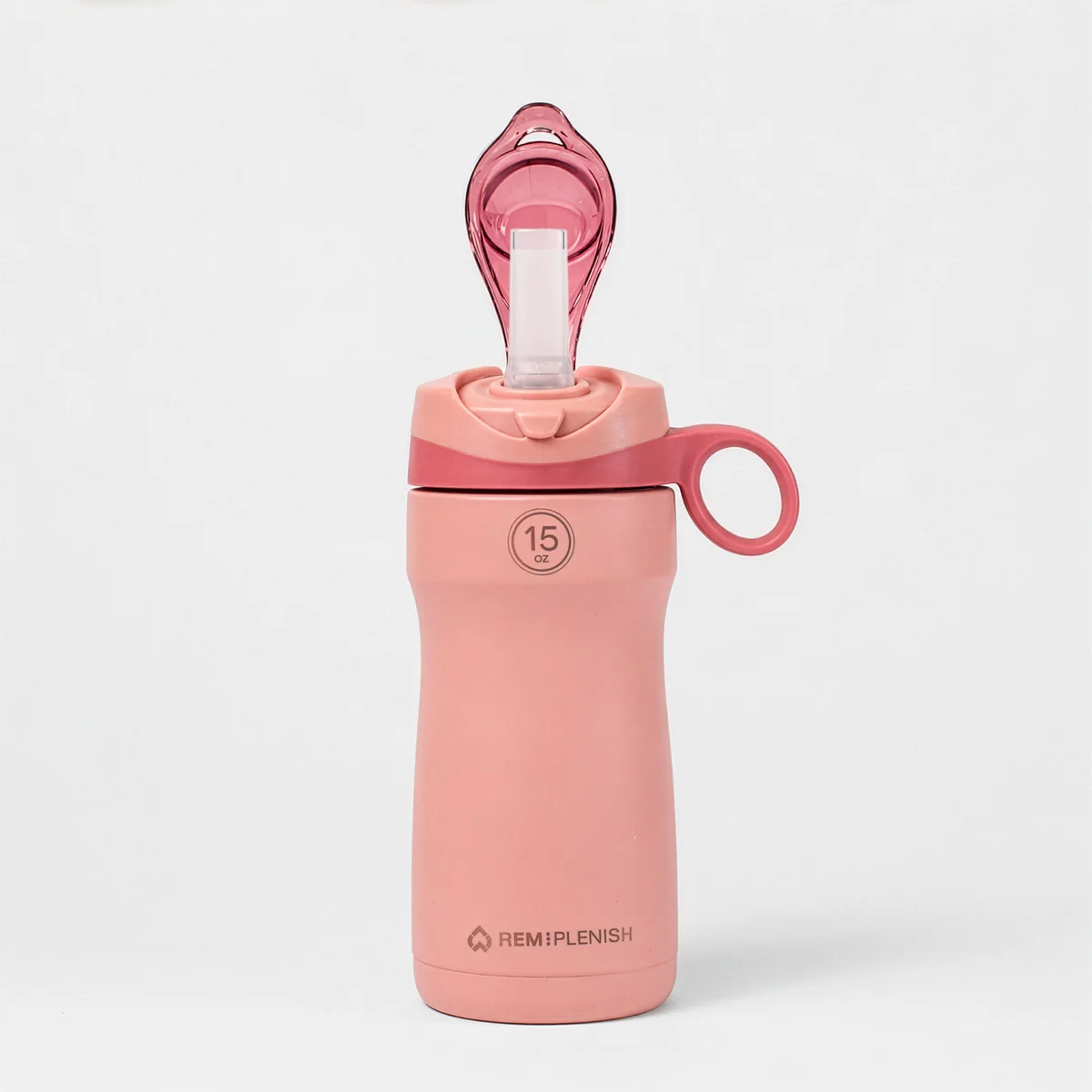 Product image for REMplenish 15oz Stainless-Steel Bottle Kit in Coral Skies