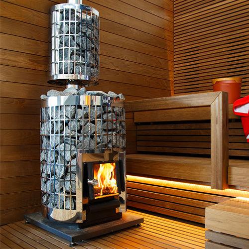 Harvia Cilindro 16 16kW Wood-Burning Sauna Stove image 2