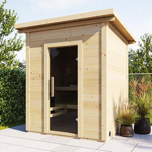 SaunaLife Garden G2 Outdoor Home Sauna Kit | 4 Person Sauna image 2