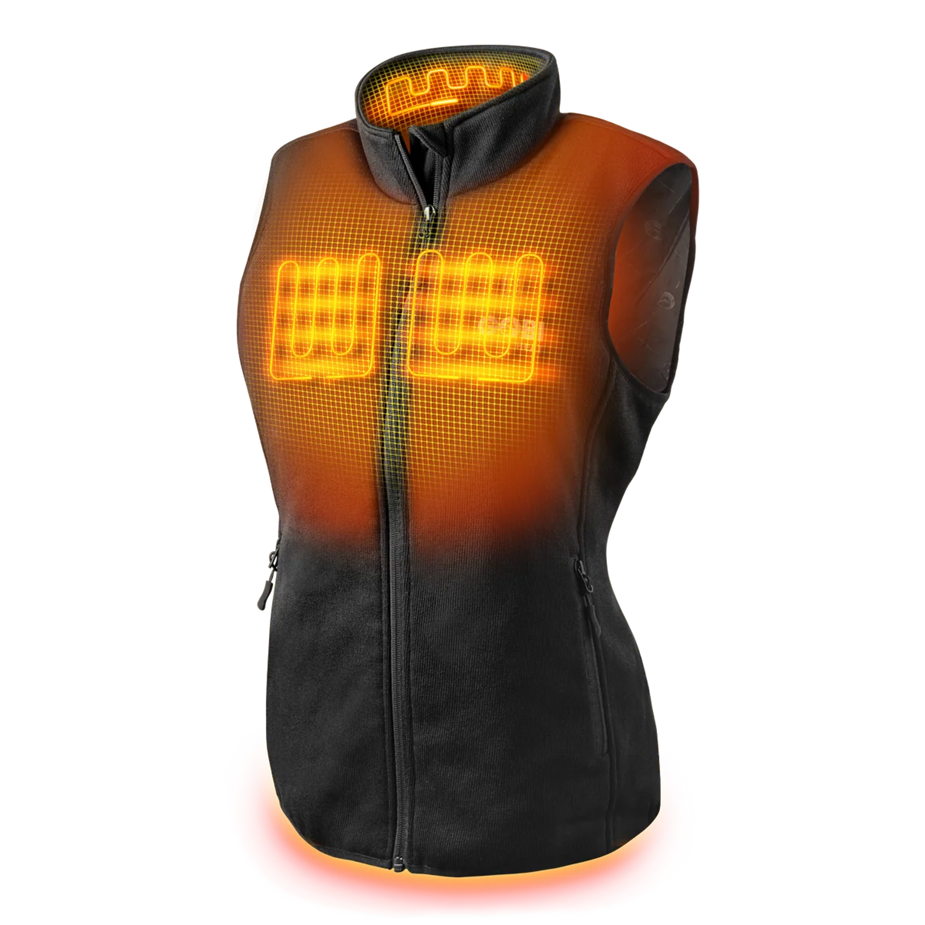 Sierra Heated Knit Vest - Women's in Onyx