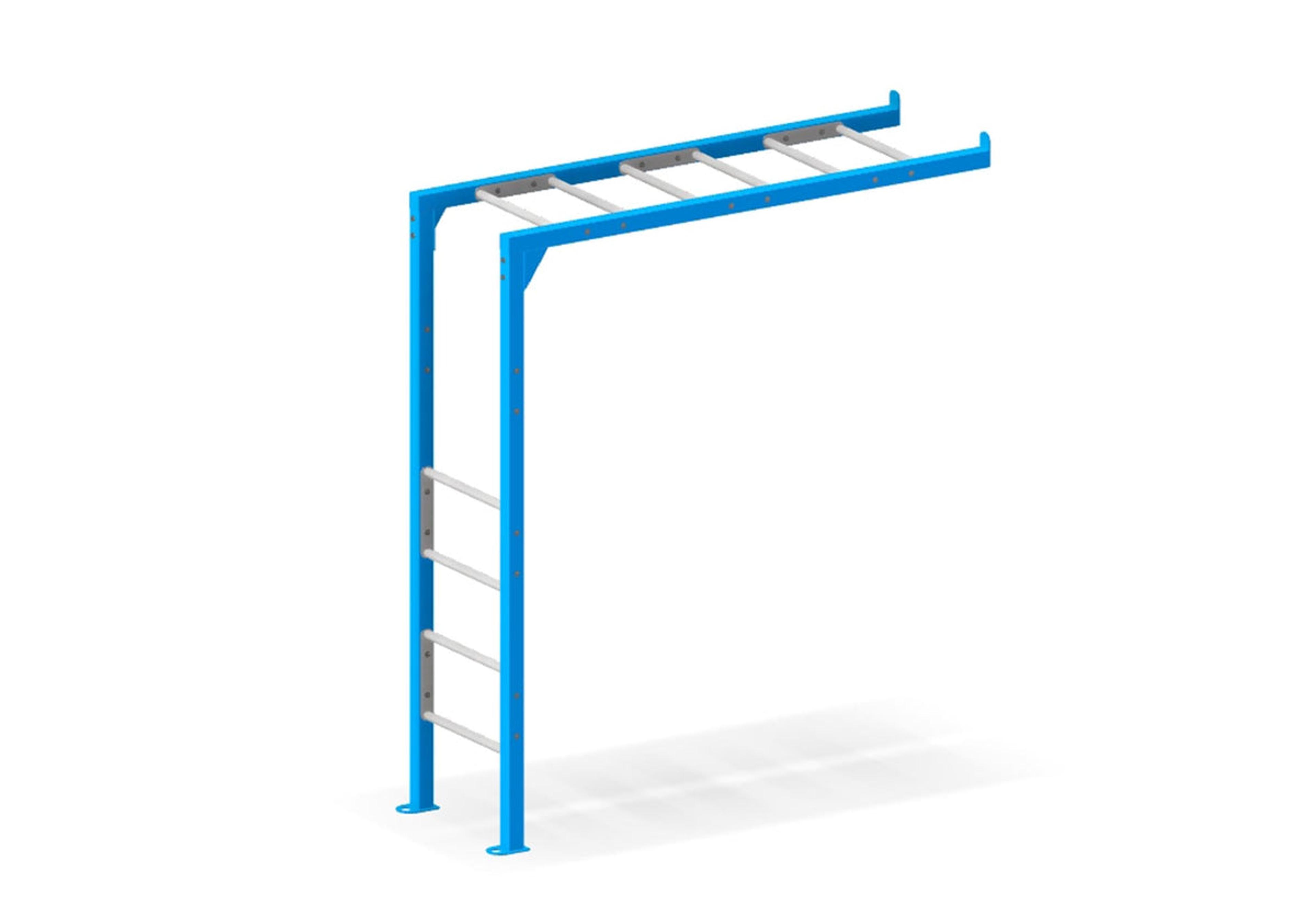 SuperSesh with Slide / with Monkey Bars / Forest Green in Azure Blue