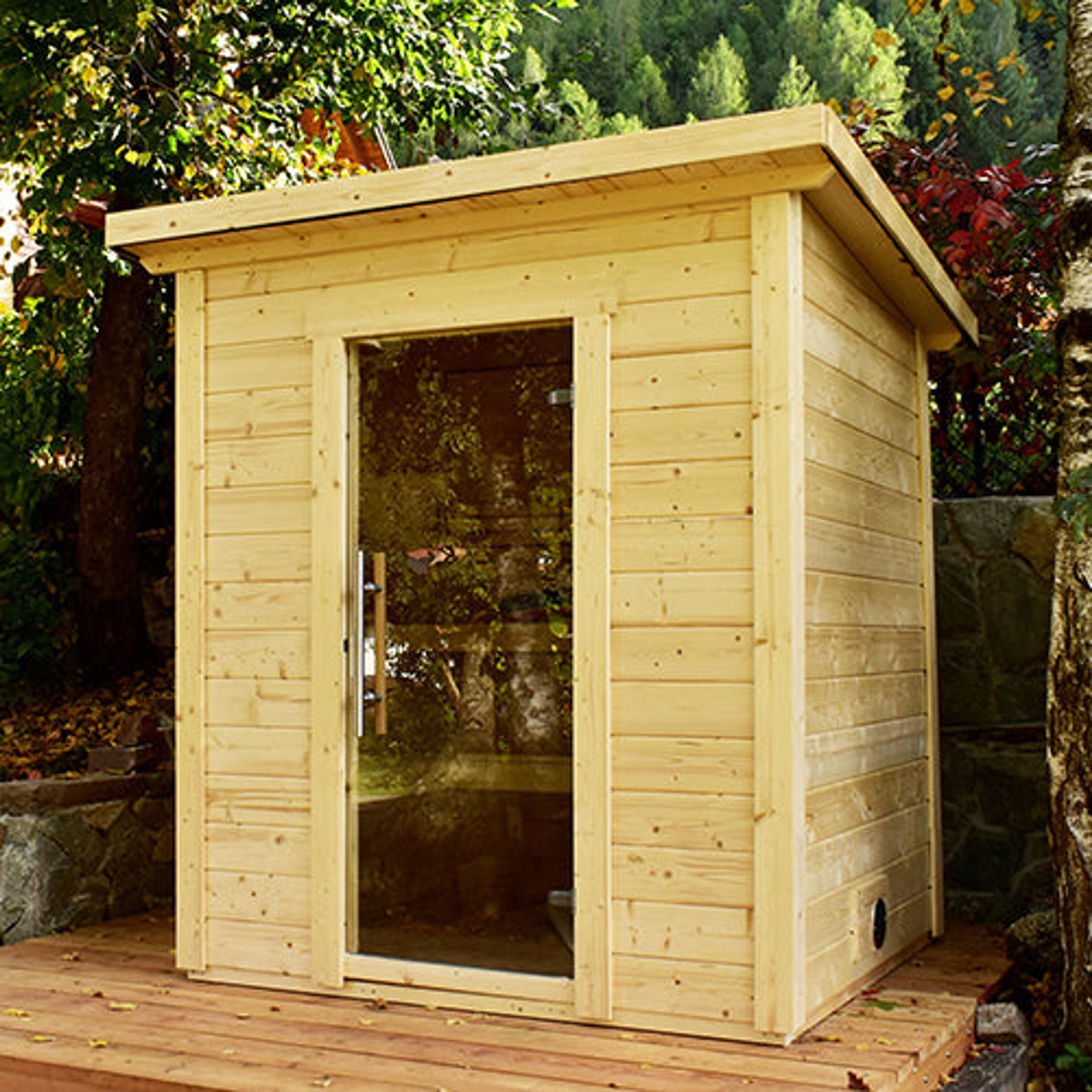SaunaLife Garden G2 Outdoor Home Sauna Kit | 4 Person Sauna image 3