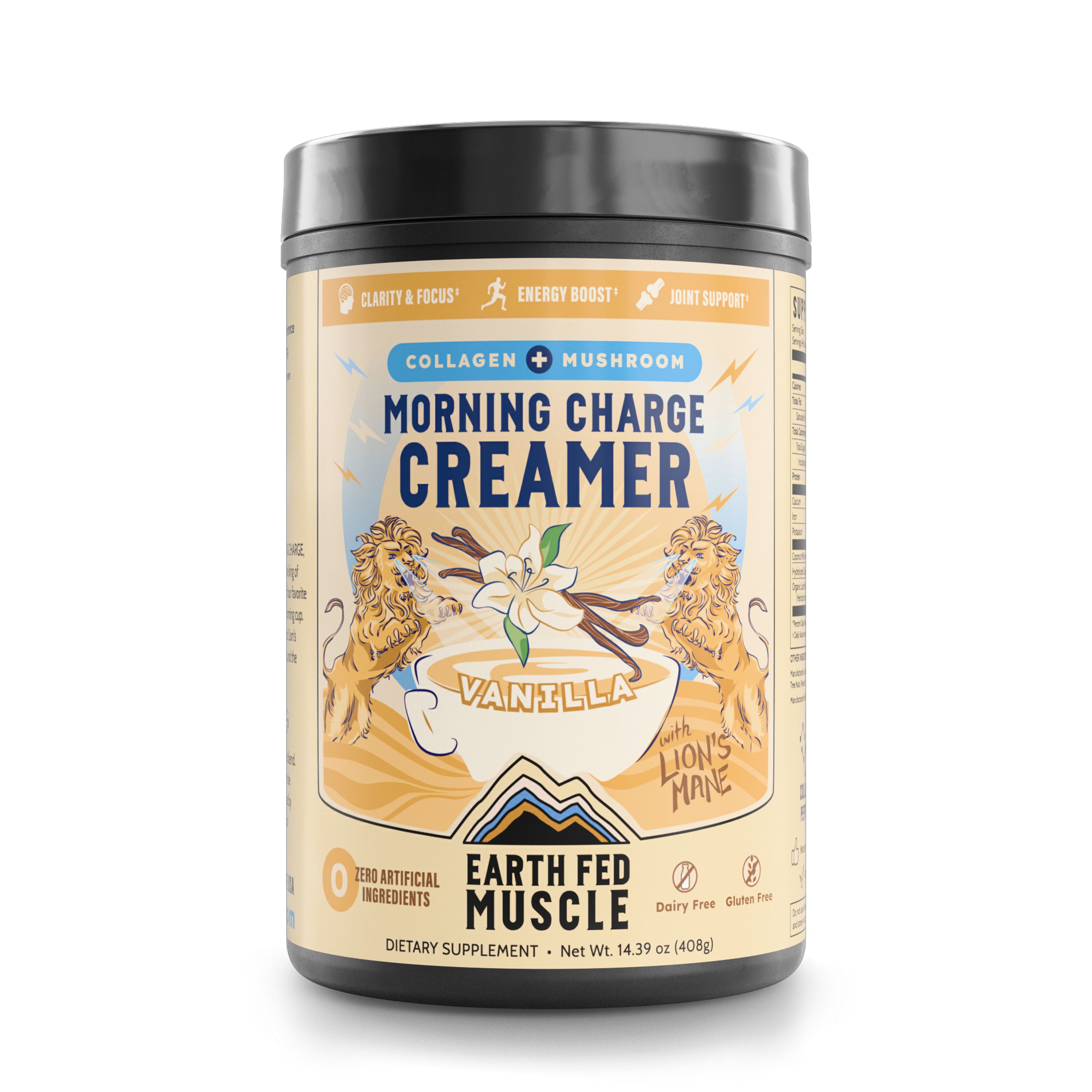 Bag of Morning Charge Vanilla Supernutrient Creamer with Lion's Mane