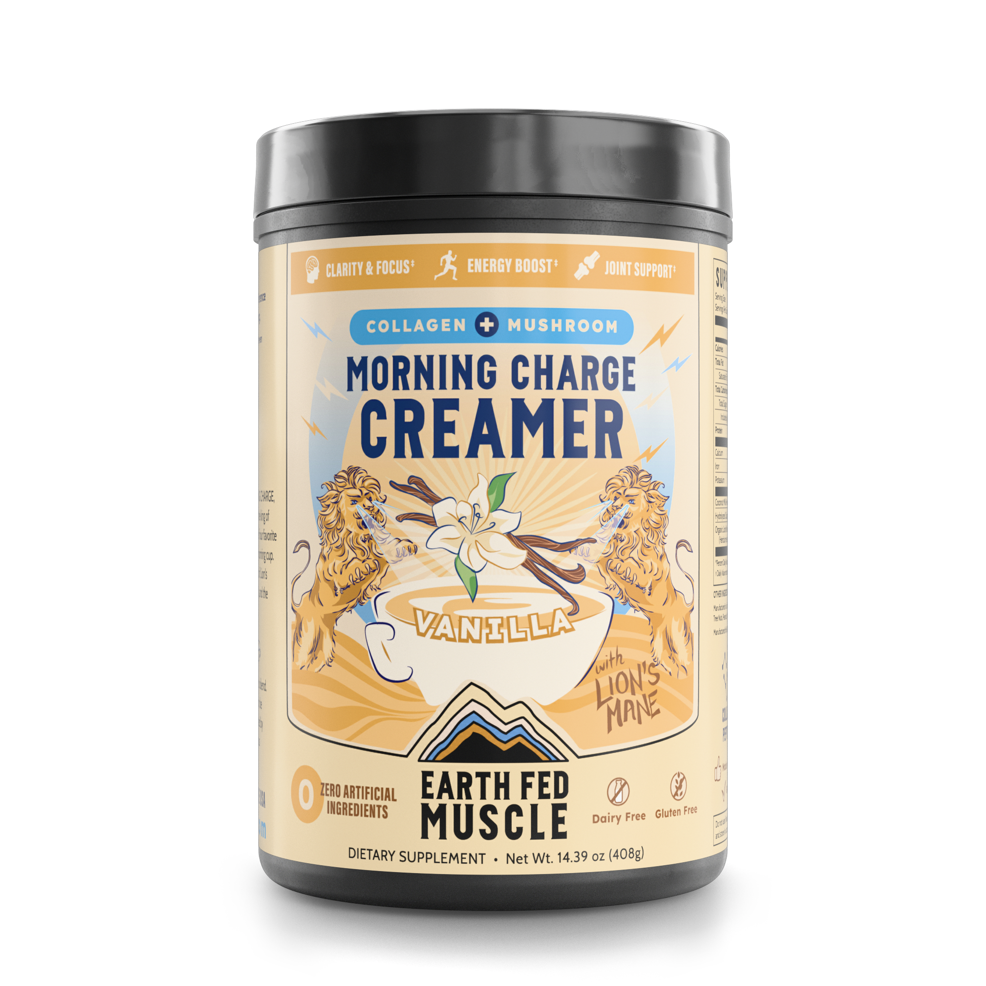 Bag of Morning Charge Vanilla Supernutrient Creamer with Lion's Mane