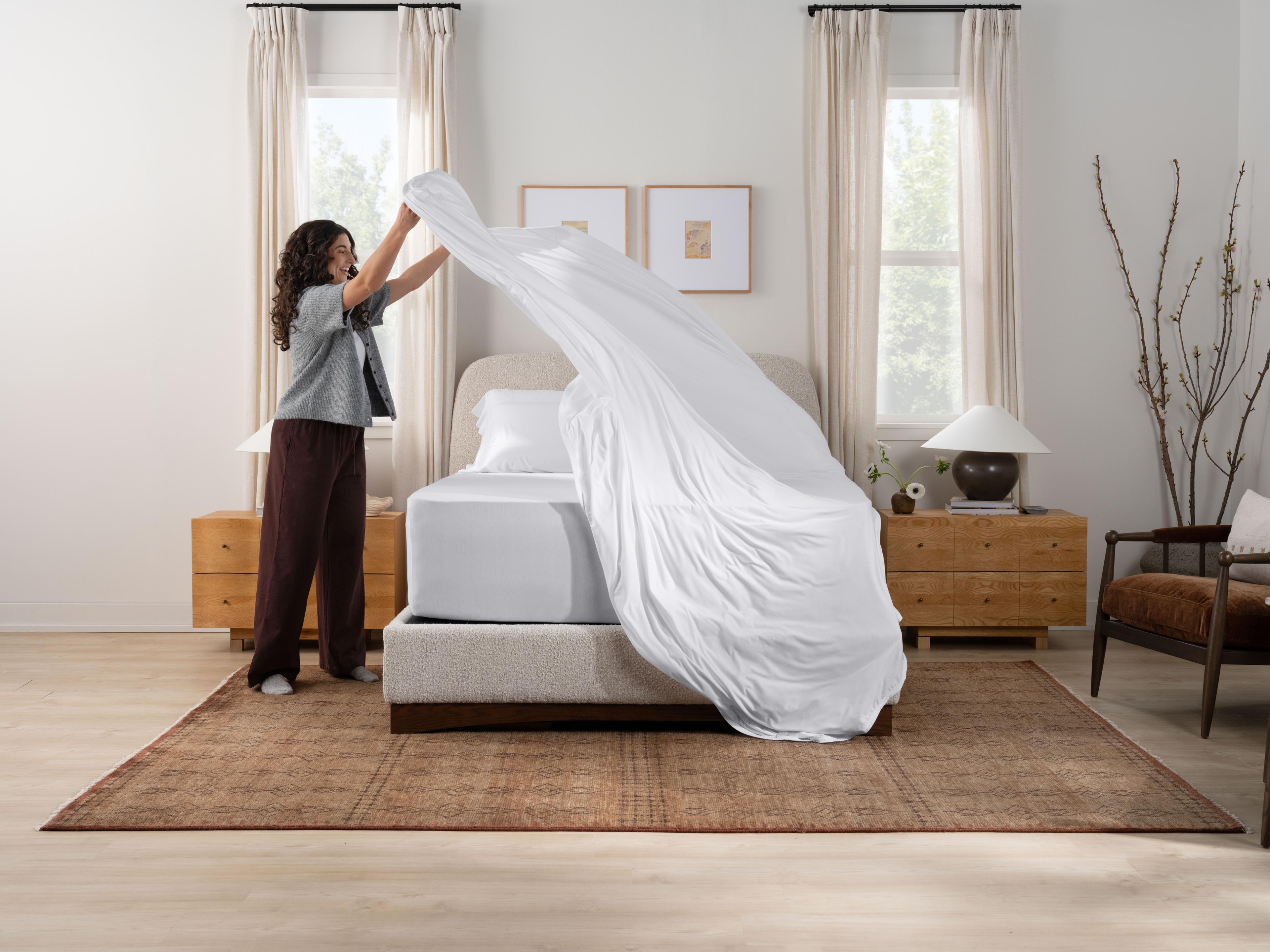 Purple SoftStretch® Sheet Set, view 4