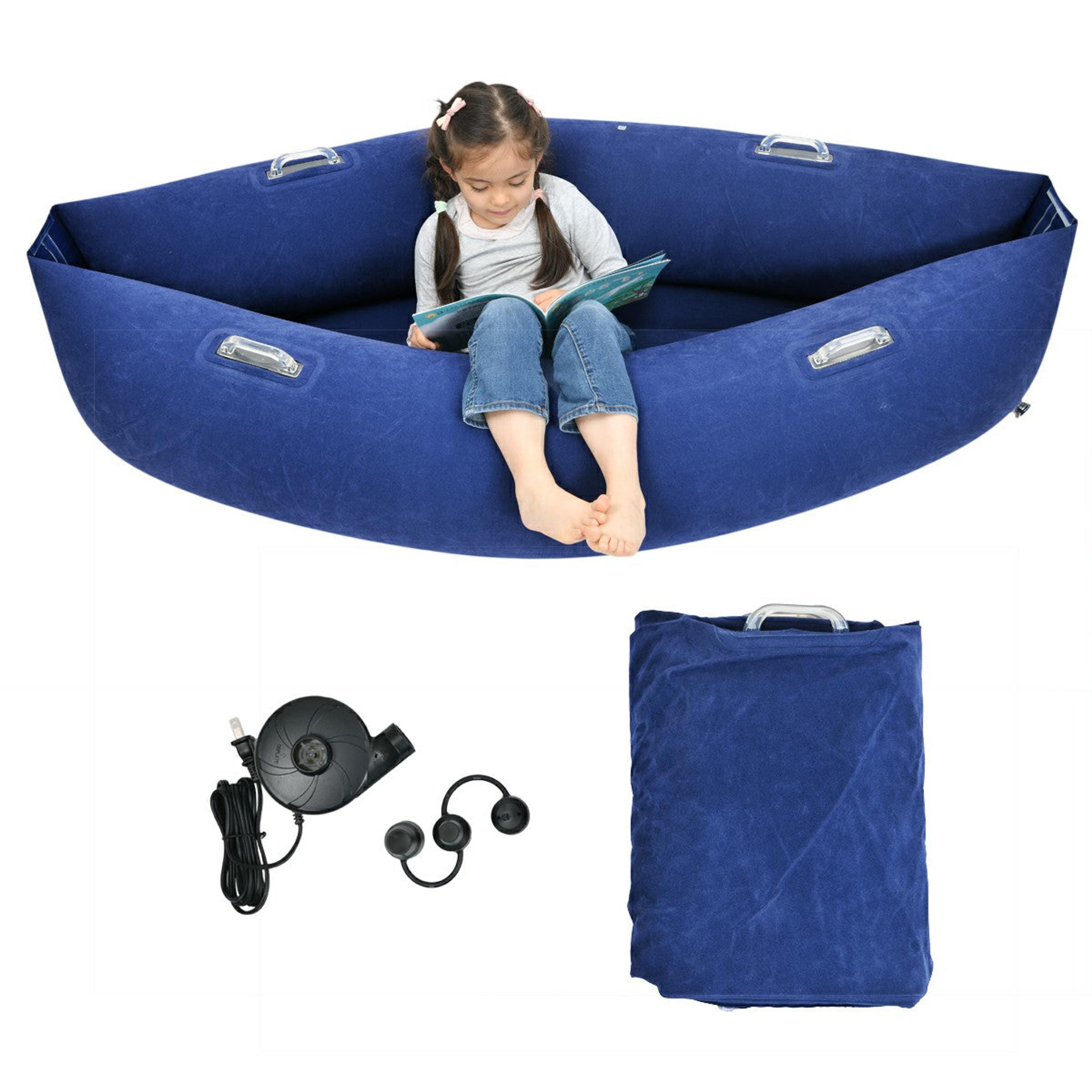 Product image for Ted Kangaroo SoftPod Seat in Bedtime Ocean Navy