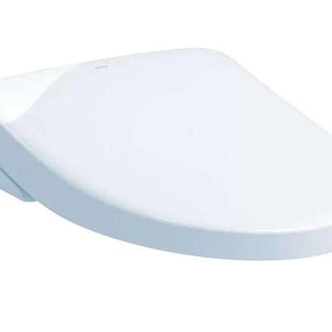 White elongated bidet toilet seat.