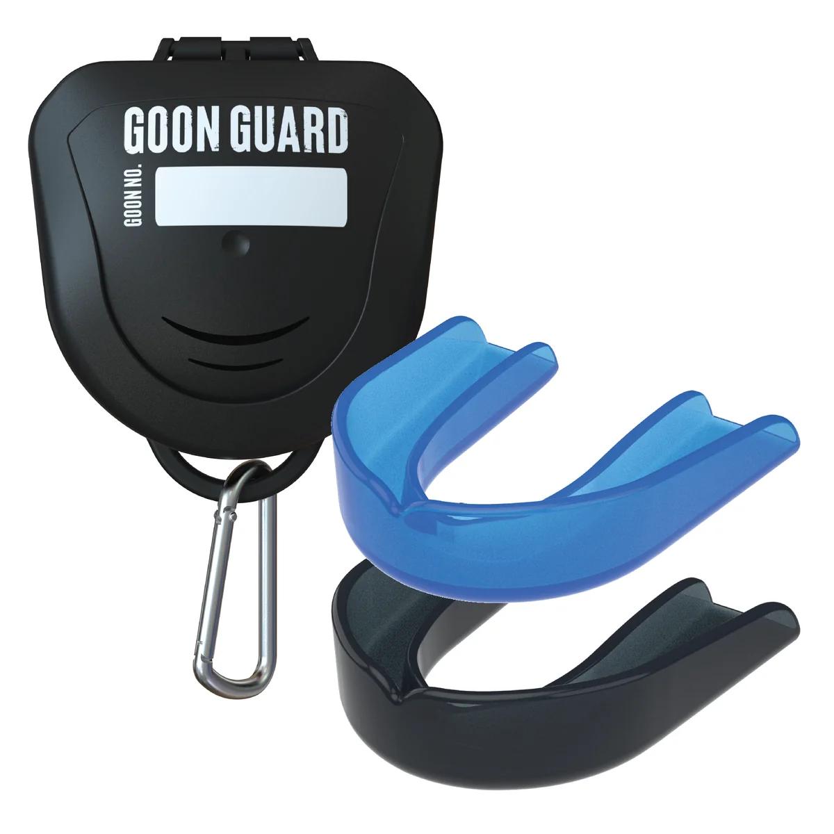 Product image for Goon Guard Strapless Mouthguard in Blue & Black