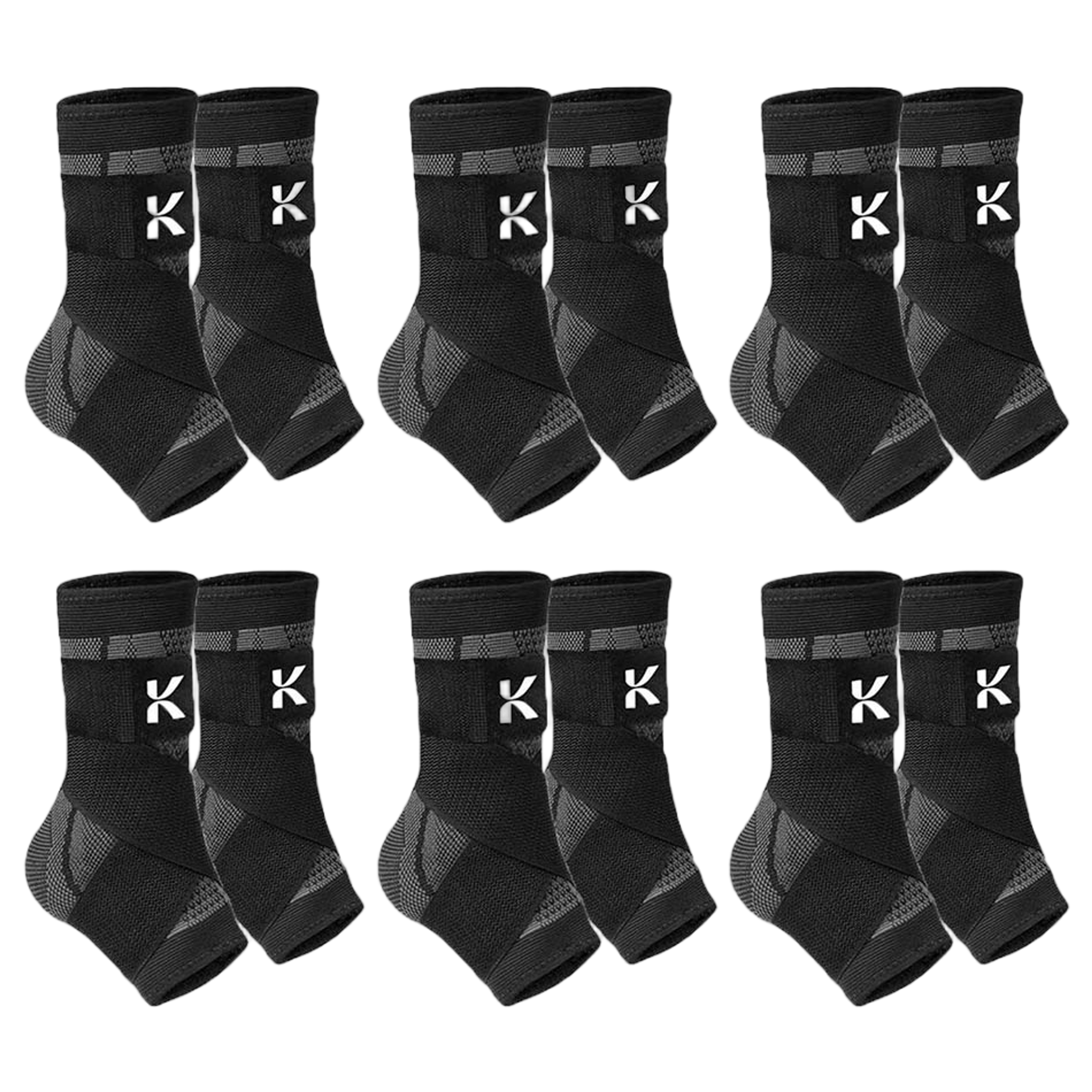 Bundle of twelve Koprez foot sleeves in assorted colors