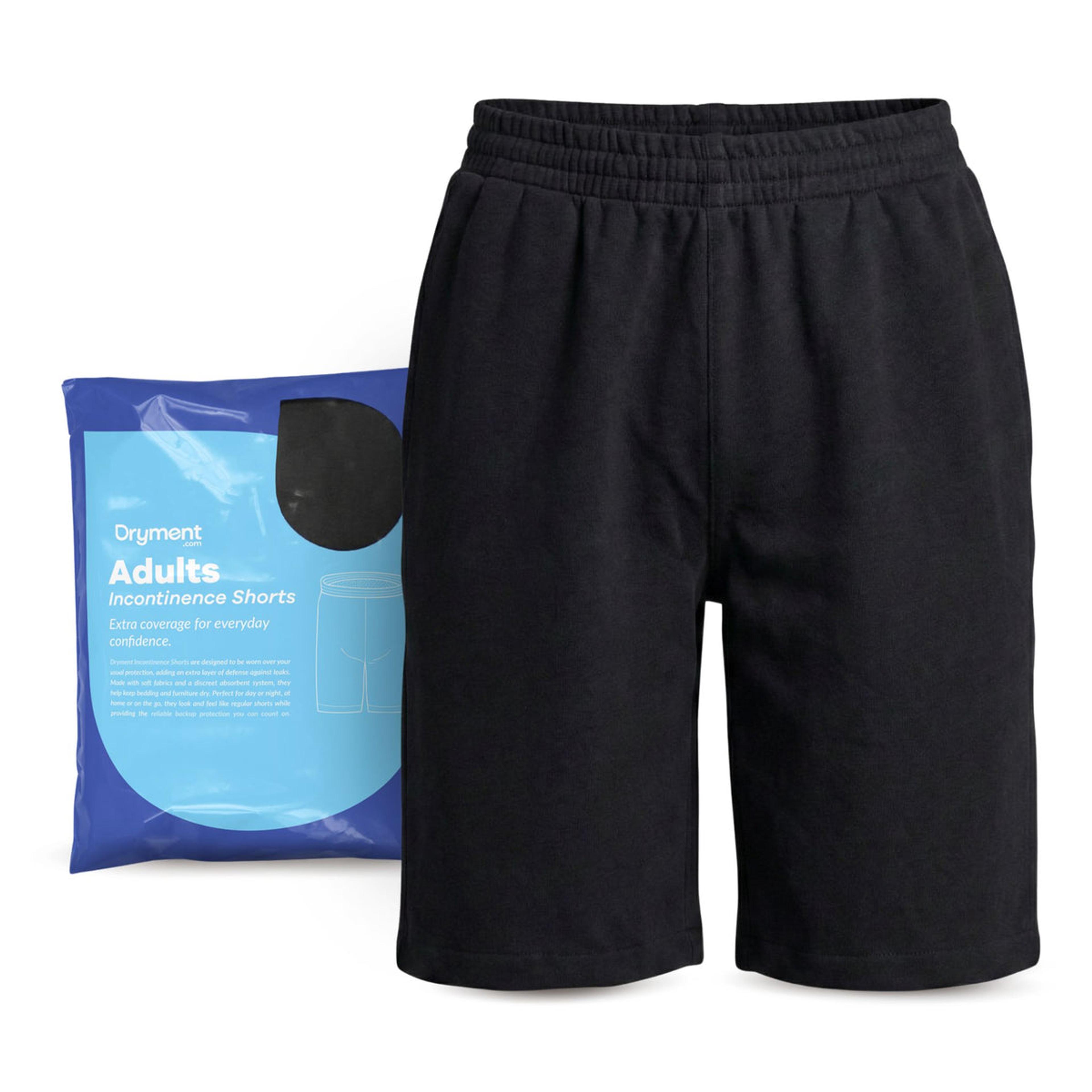 Product image for Dryment Adults Incontinence Shorts in Black