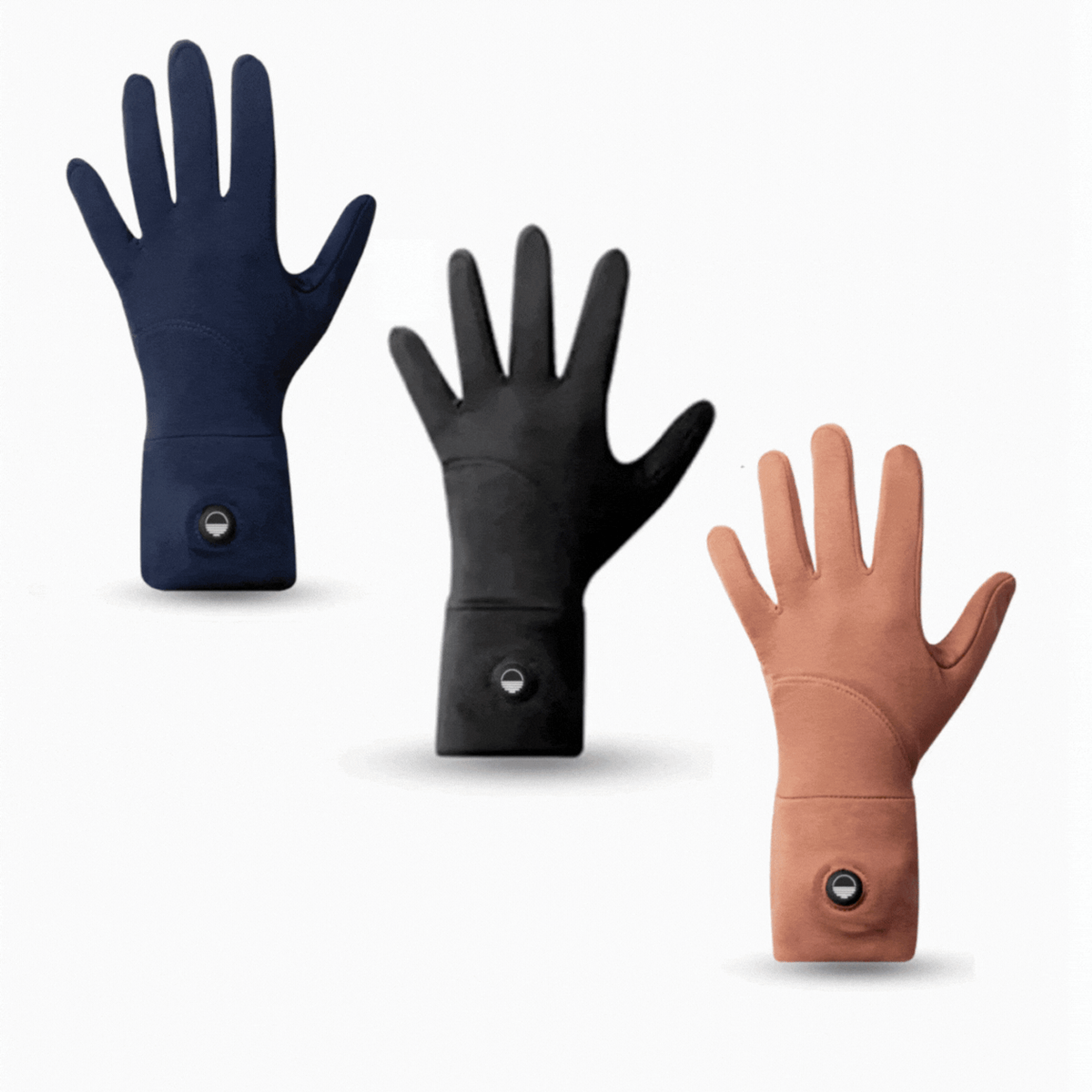 Toasty Touch® Ultra Thin Heated Gloves in Black