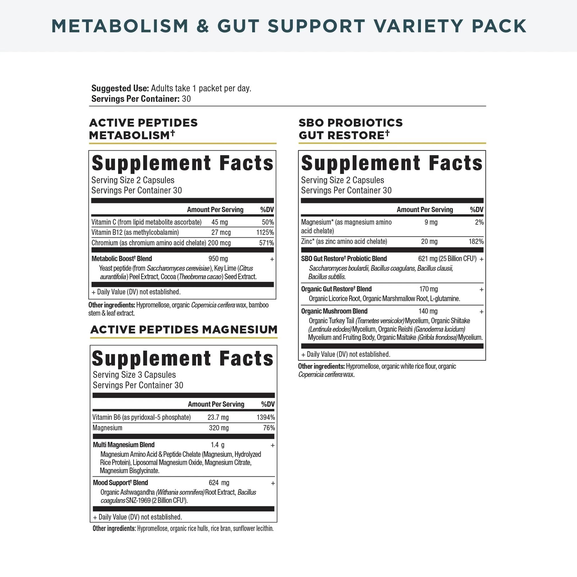 Metabolism & Gut Support Foundational Kit, view 5