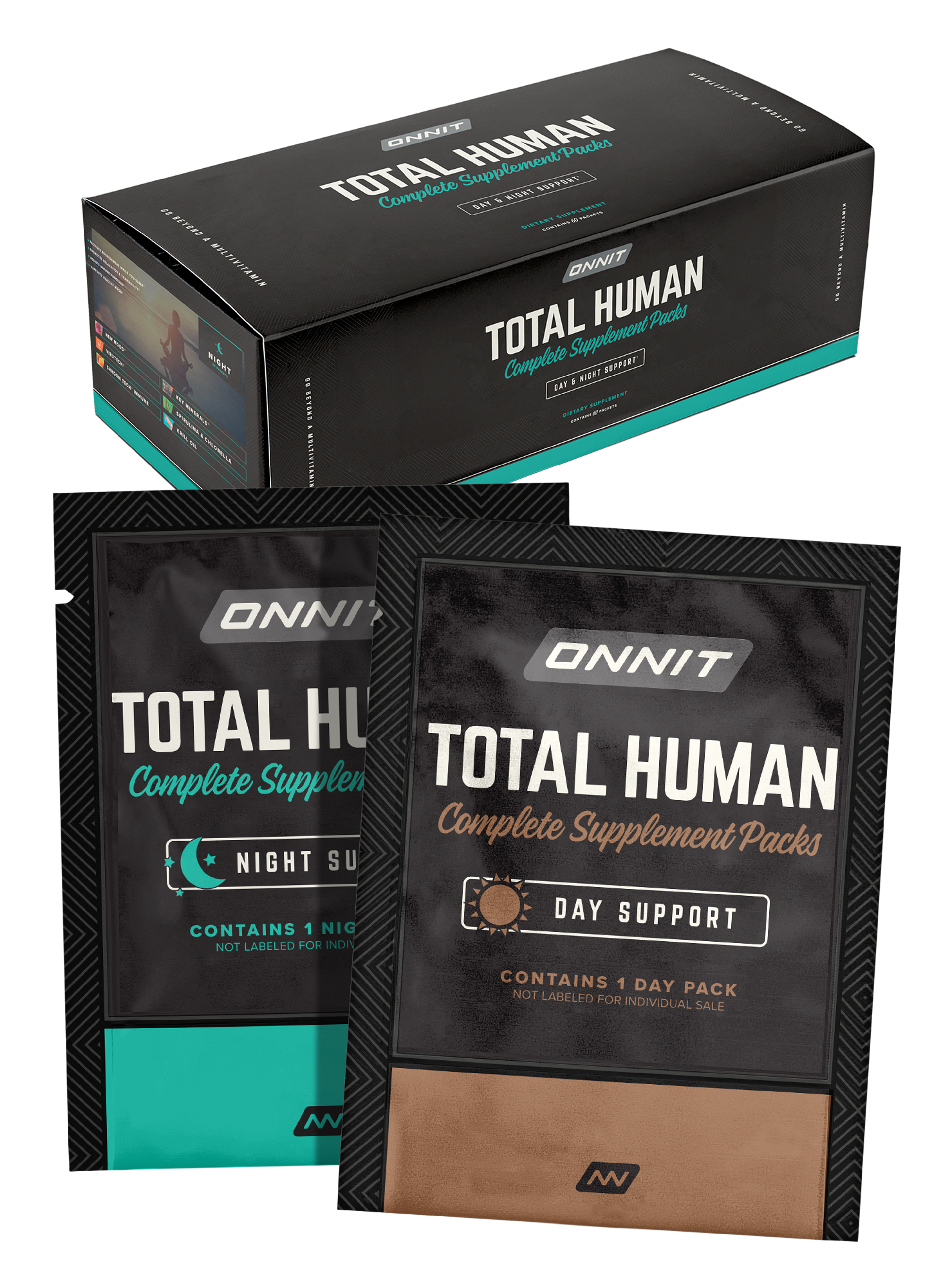 Total Human Day and Night supplement packs box