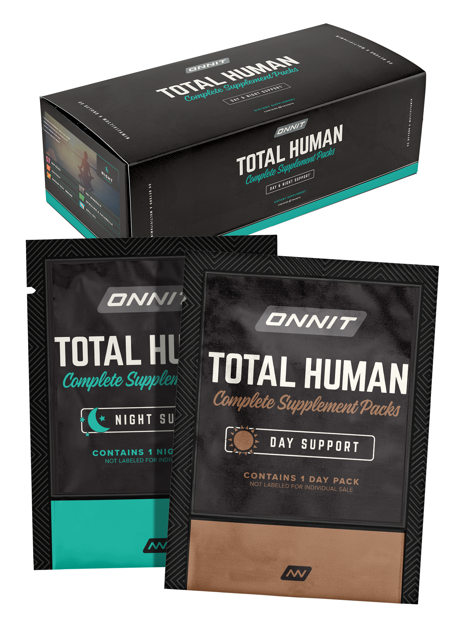 Total Human Day and Night supplement packs box