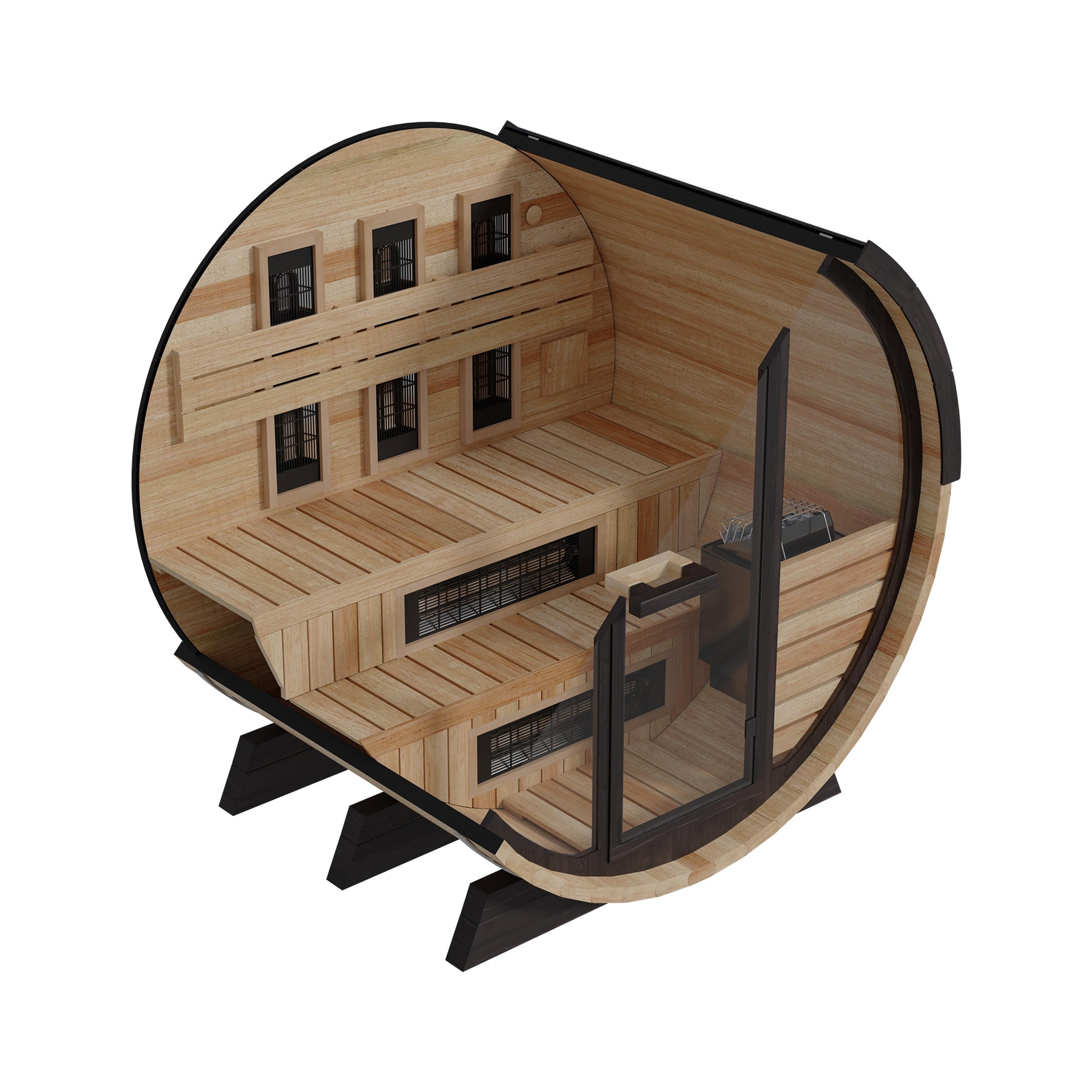 Finnmark FD-7 Infrared & Steam Barrel Sauna image 5
