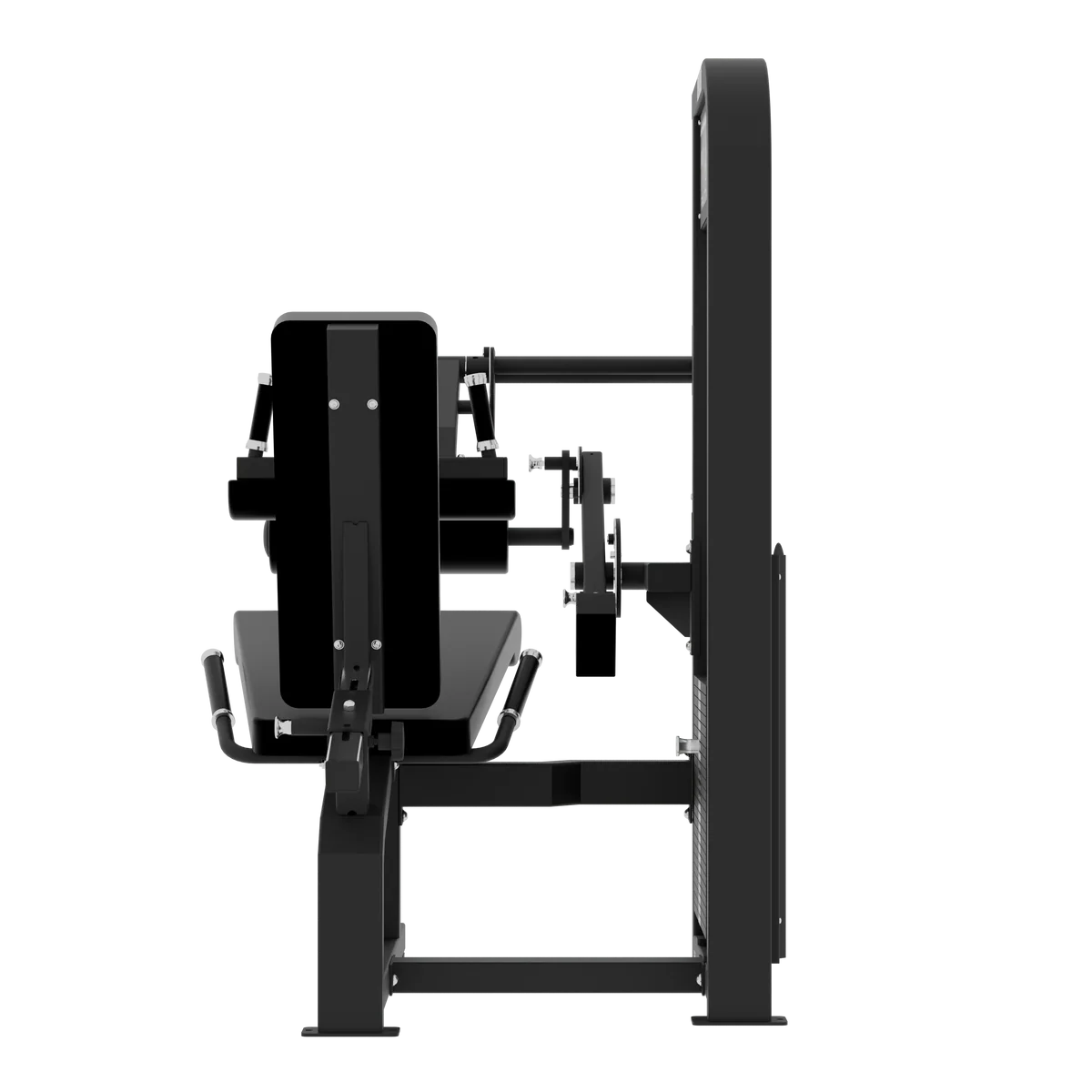 SELECTORIZED LEG EXTENSION + SEATED LEG CURL VERSION 3 in Black