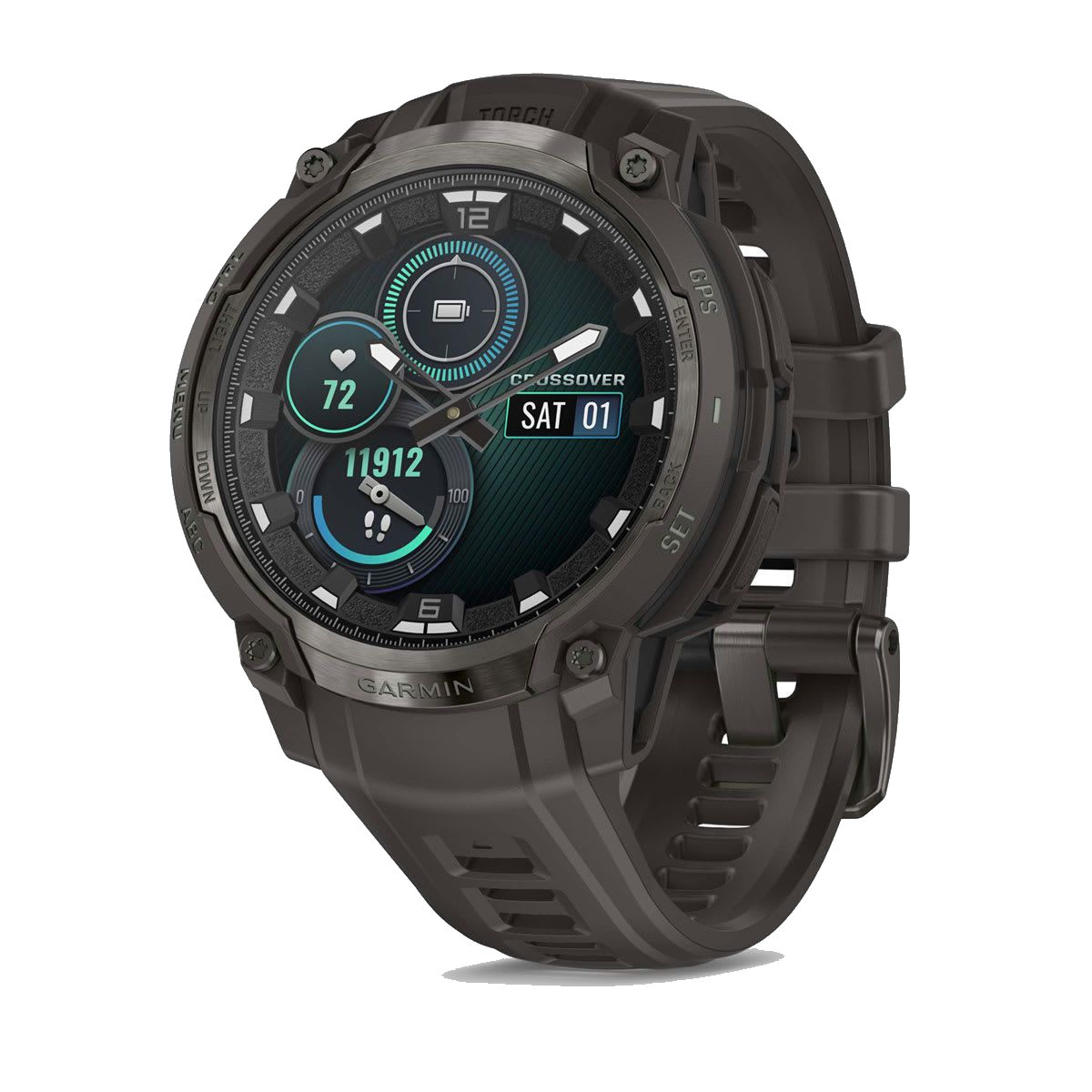 Garmin Instinct Crossover AMOLED in Charcoal