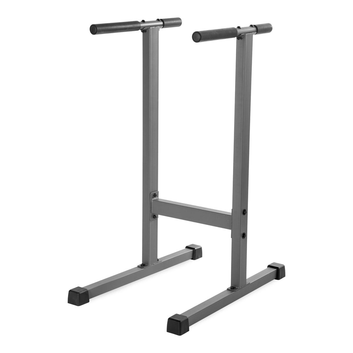 XMARK Dip Stand Station Bar for Vertical Knee Raise in Gray