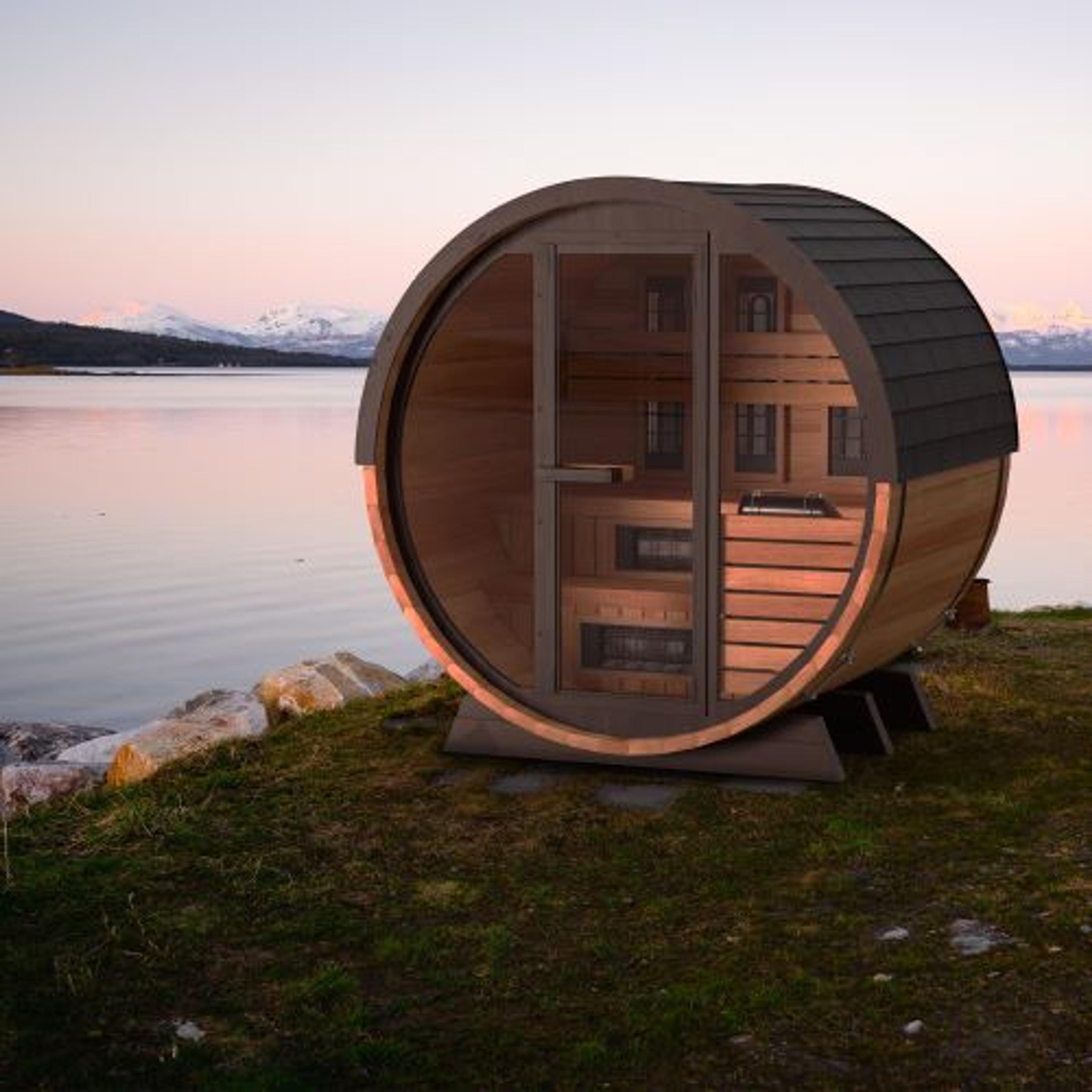 Finnmark FD-7 Infrared & Steam Barrel Sauna image 4