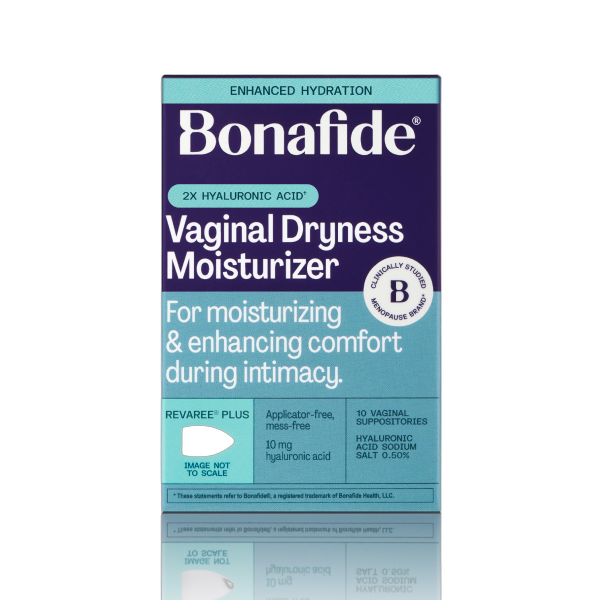 Revaree by Bonafide. Vaginal Moisturizer with 5mg Hyaluronic Acid. — 1-Month Supply (10 Inserts)