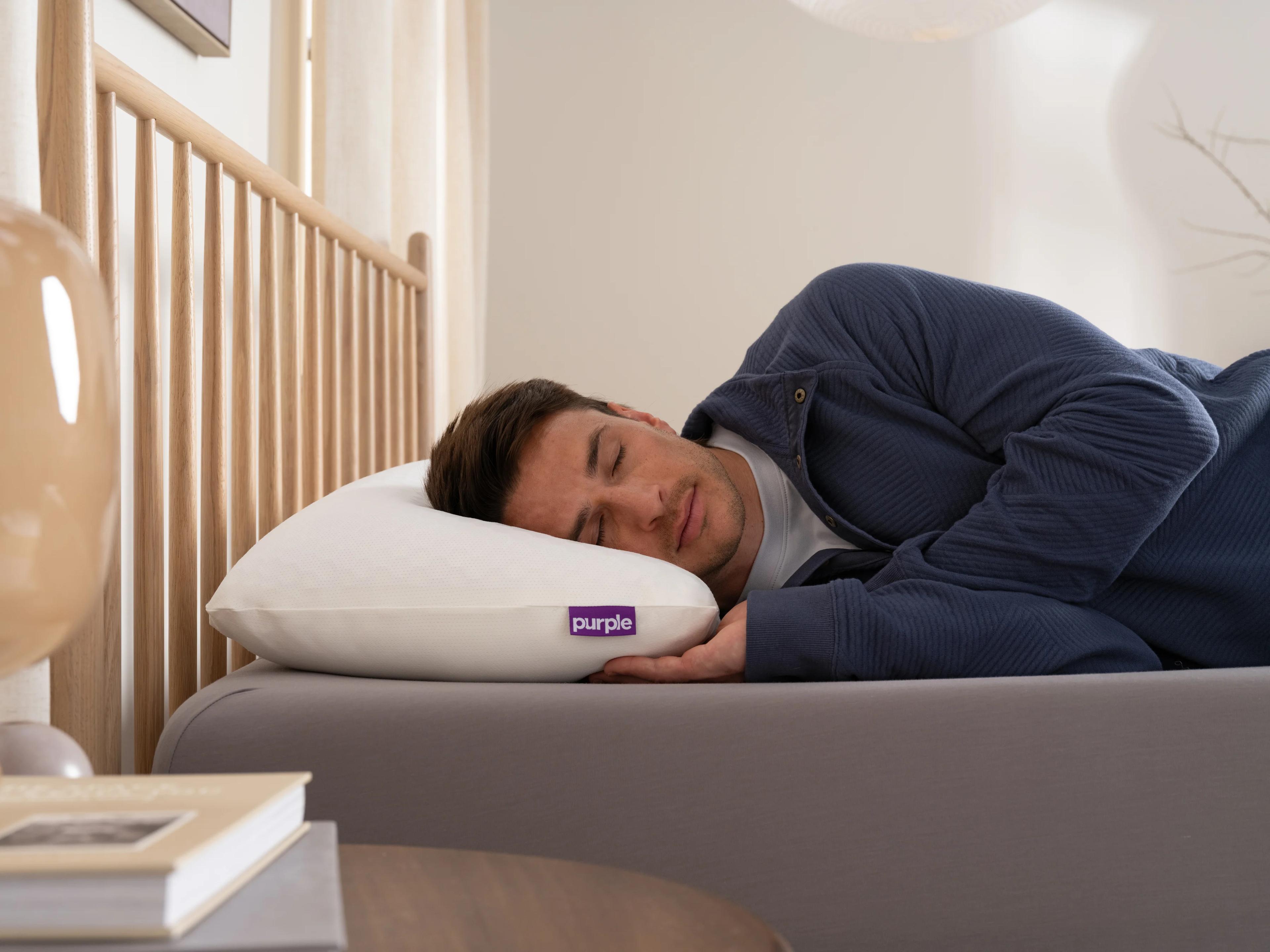 Purple GridCloud® Pillow, view 5