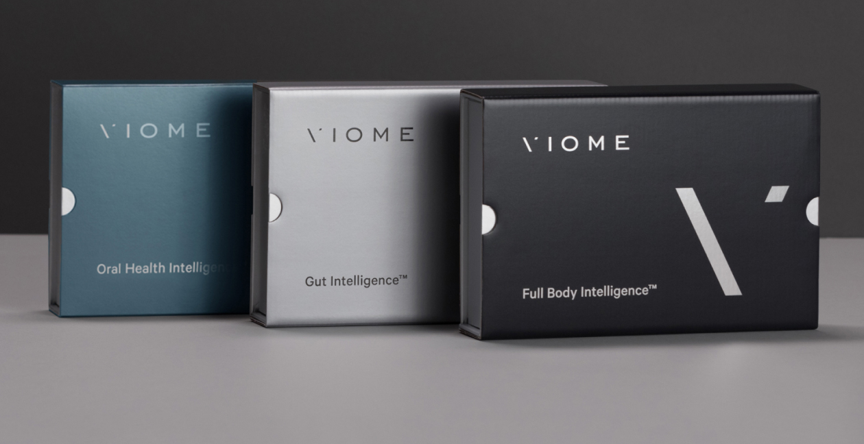 Product shot of Viome products