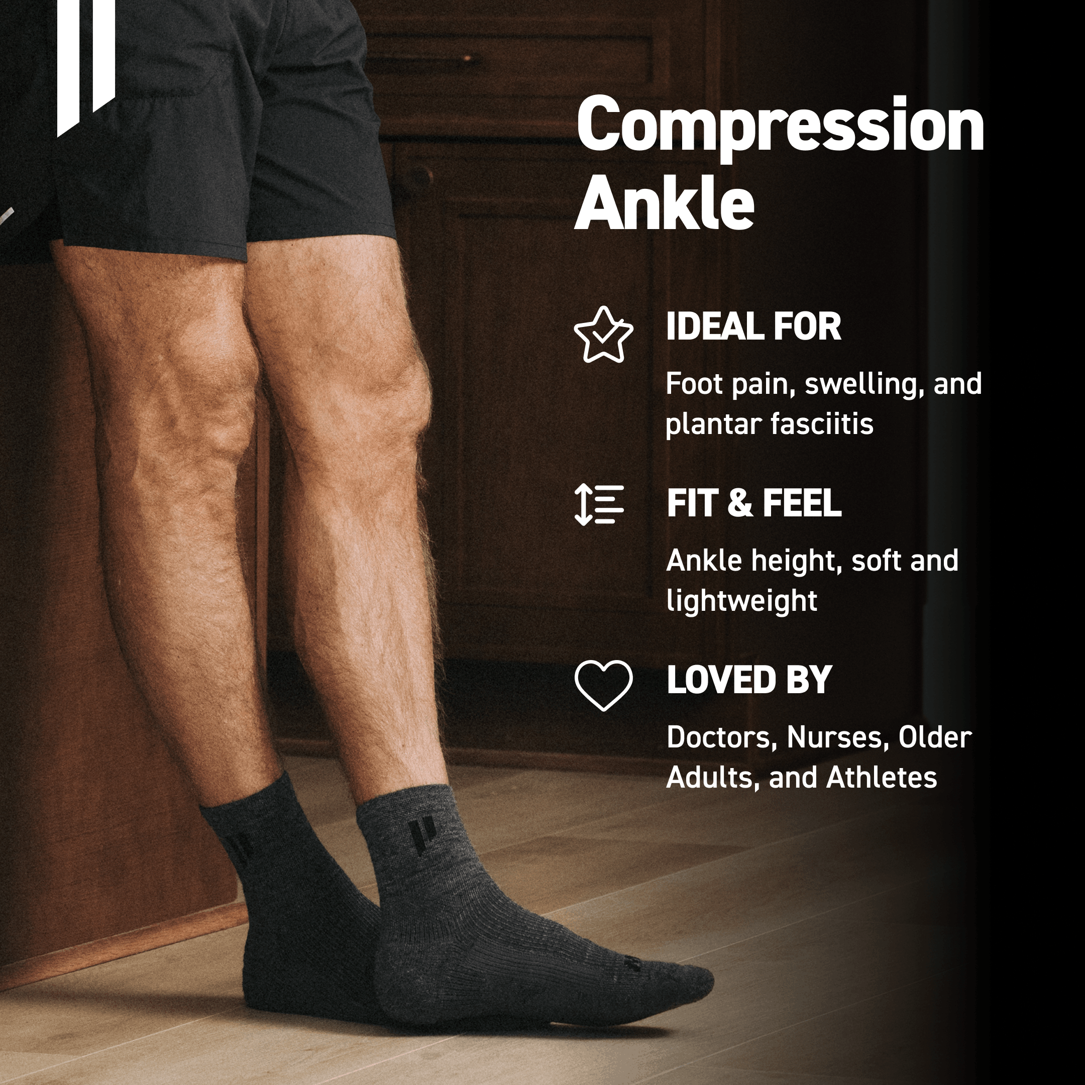 Compression Ankle Socks, view 4