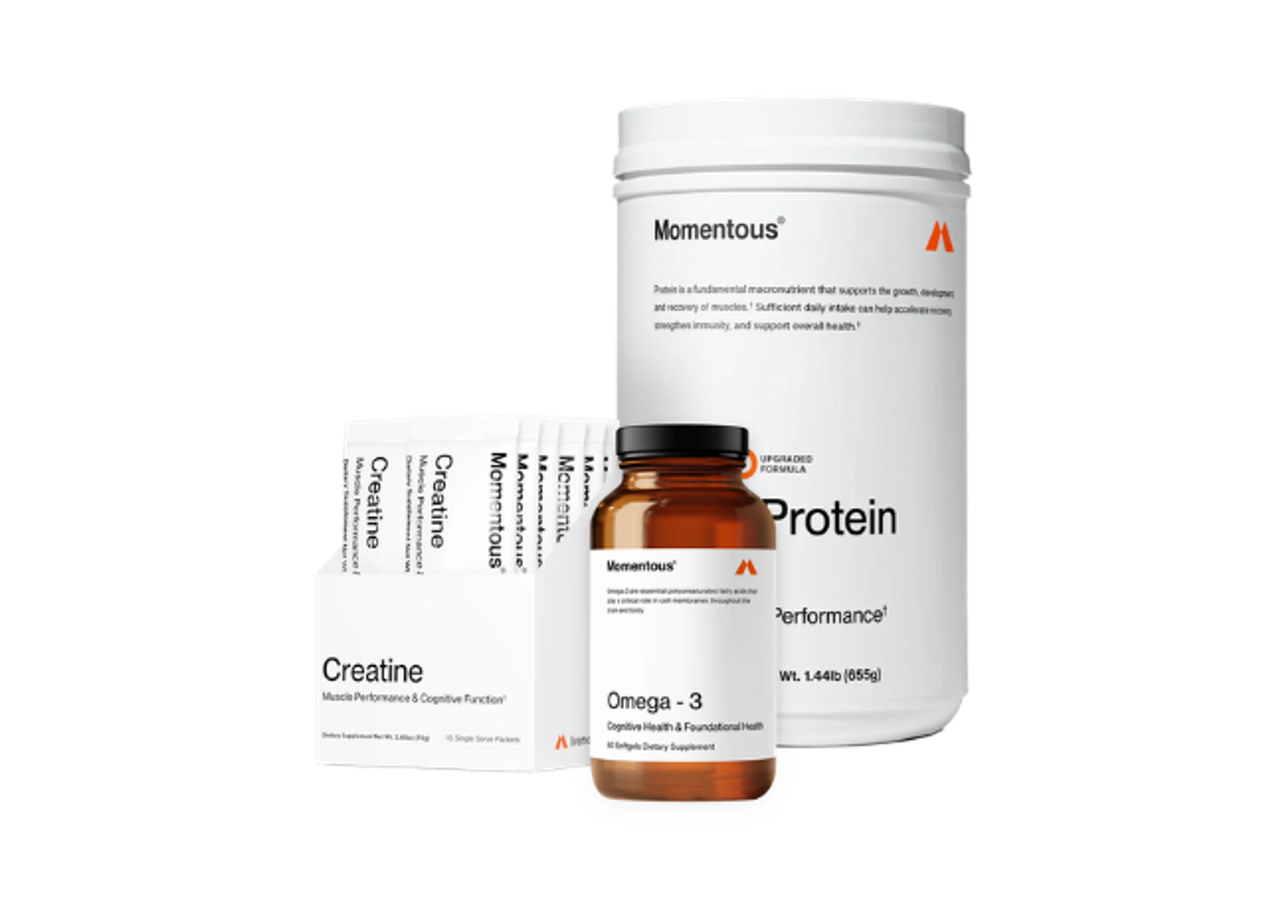 Momentous | NSF Certified Protein, Creatine & Performance Supplements