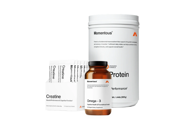 Momentous | NSF Certified Protein, Creatine & Performance Supplements