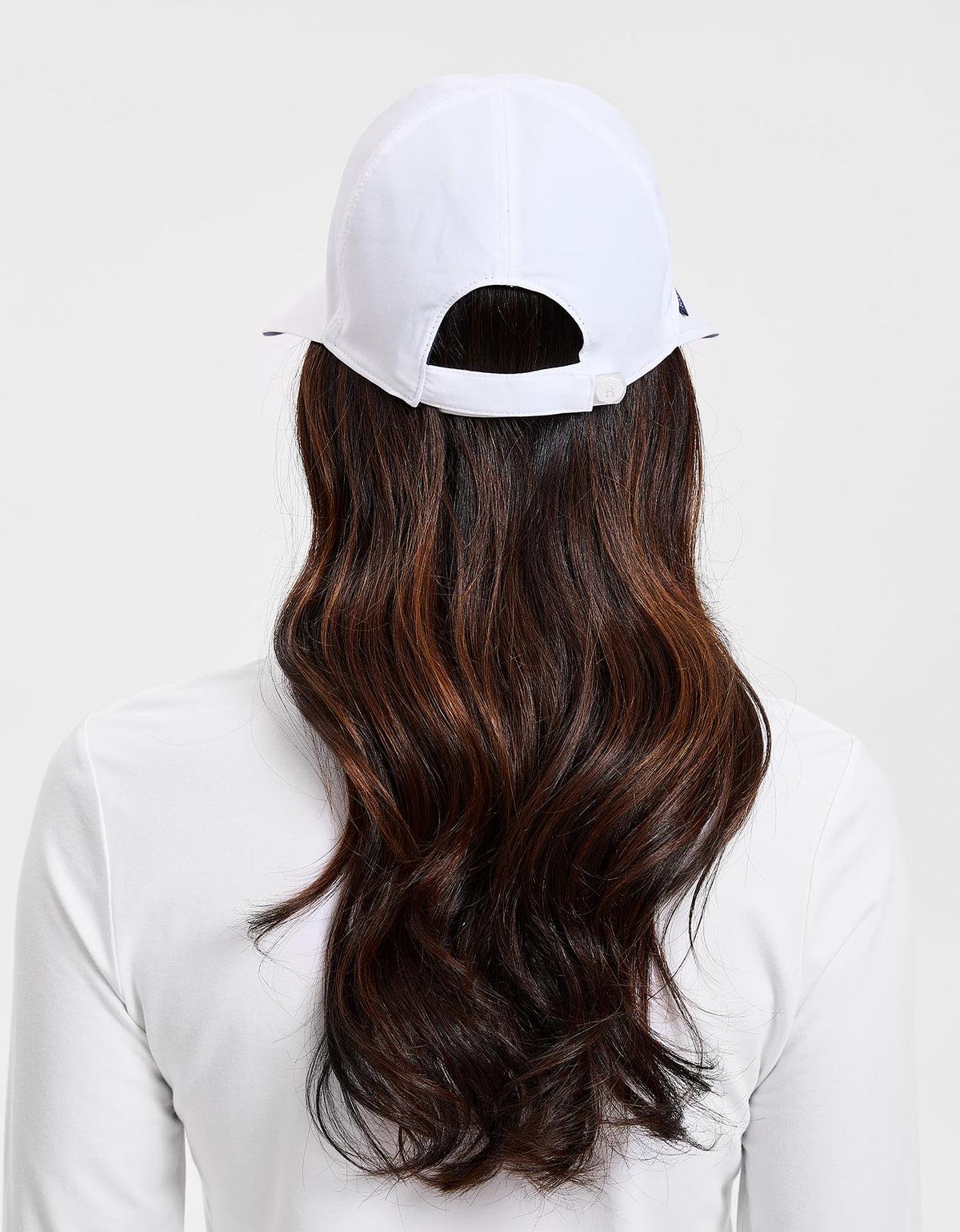 Reversible Ultra Wide Brim Cap UPF 50+ in White / Navy